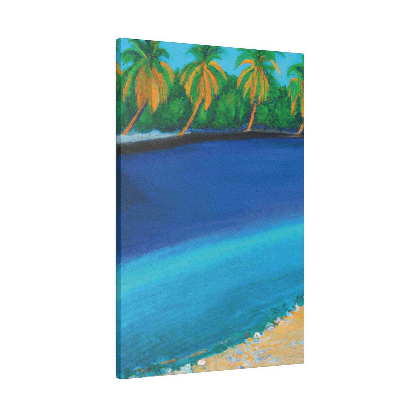 4195T - Bahamas Ocean Painting Print | Bahamas | Ocean | Beach | Poster | Home Decor | Wall Art | Canvas