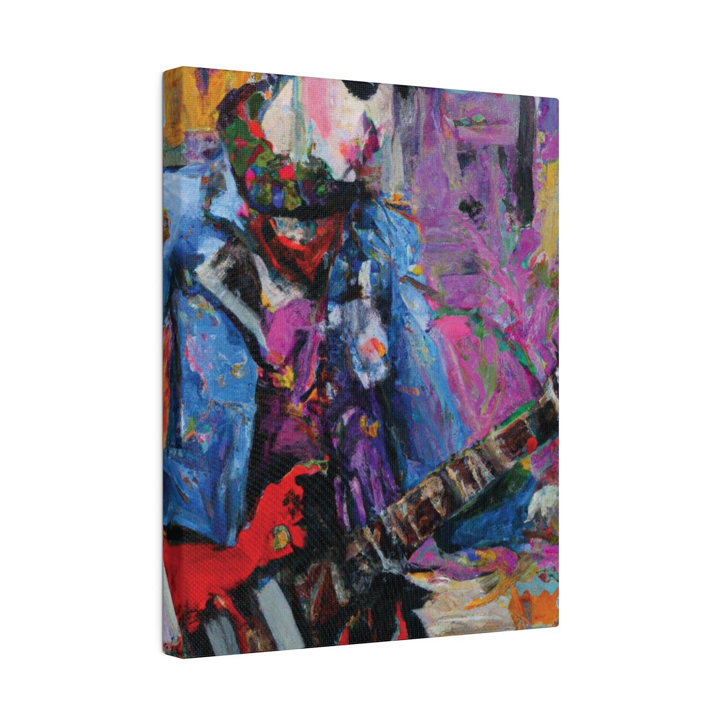 9210O - Rockstar Oil Painting Style Print | Poster | Home Decor | Wall Art | Music Art | Canvas
