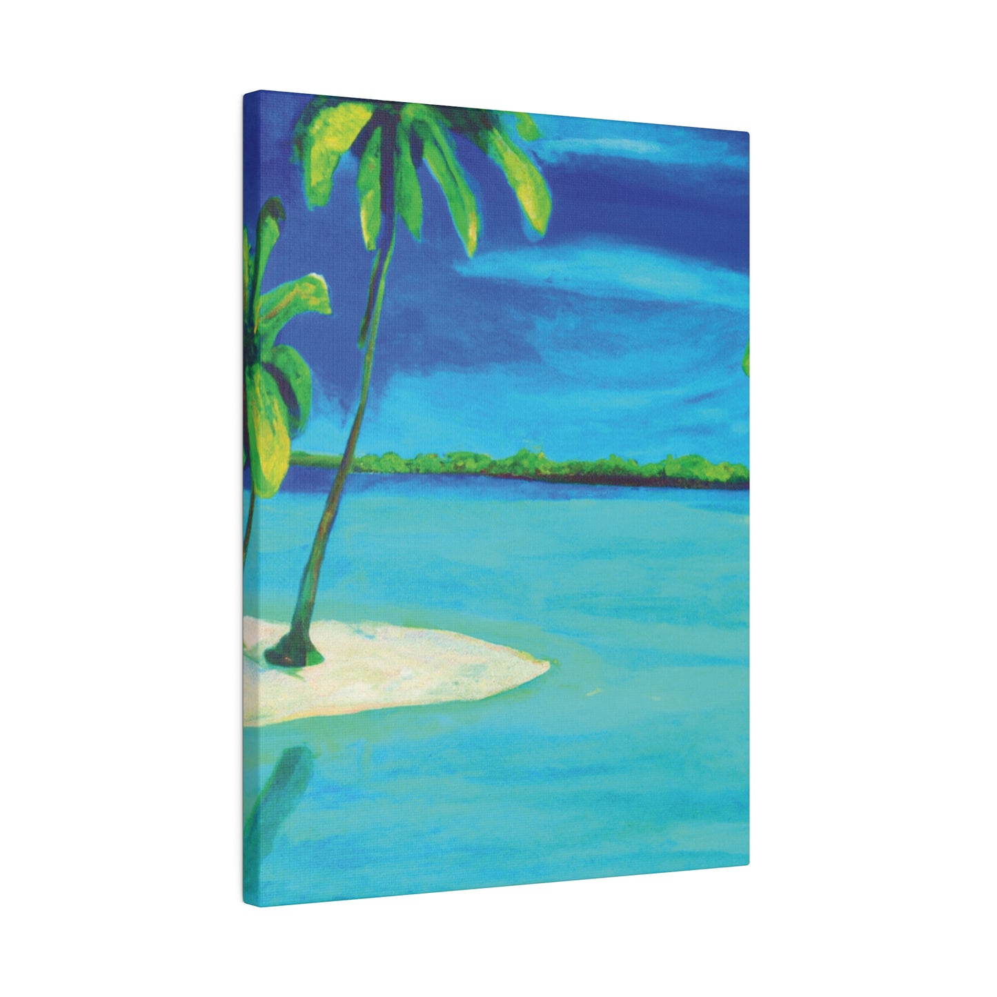 7352P - Bahamas Ocean Painting Print | Bahamas | Ocean | Beach | Poster | Home Decor | Wall Art | Canvas