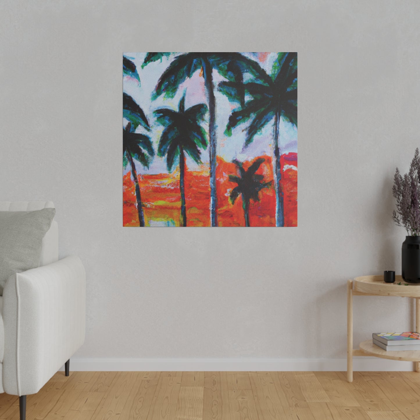 5398G - Miami Beach Sunset Painting Print | Miami | Beach | Sunset | Poster | Home Decor | Wall Art | Canvas