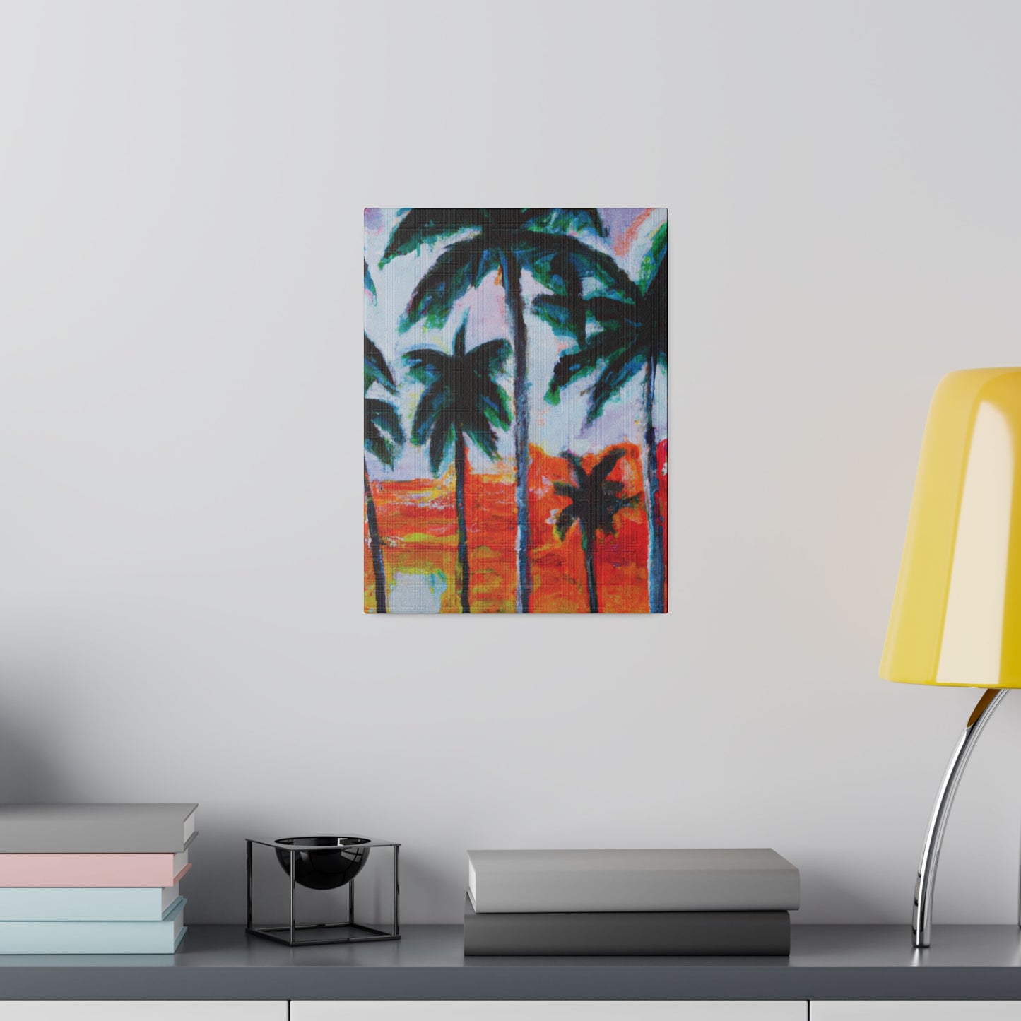 5398G - Miami Beach Sunset Painting Print | Miami | Beach | Sunset | Poster | Home Decor | Wall Art | Canvas