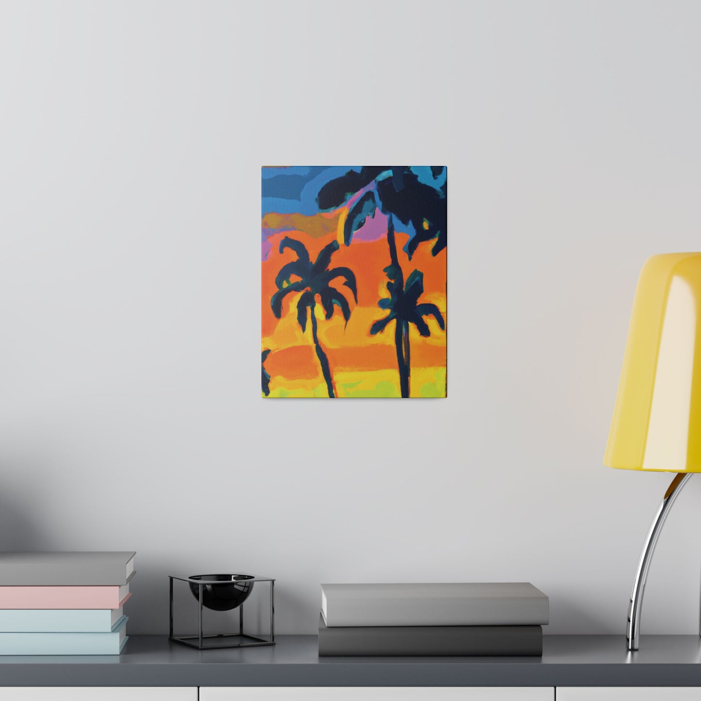 5462R - Miami Beach Sunset Painting Print | Miami | Beach | Sunset | Poster | Home Decor | Wall Art | Canvas