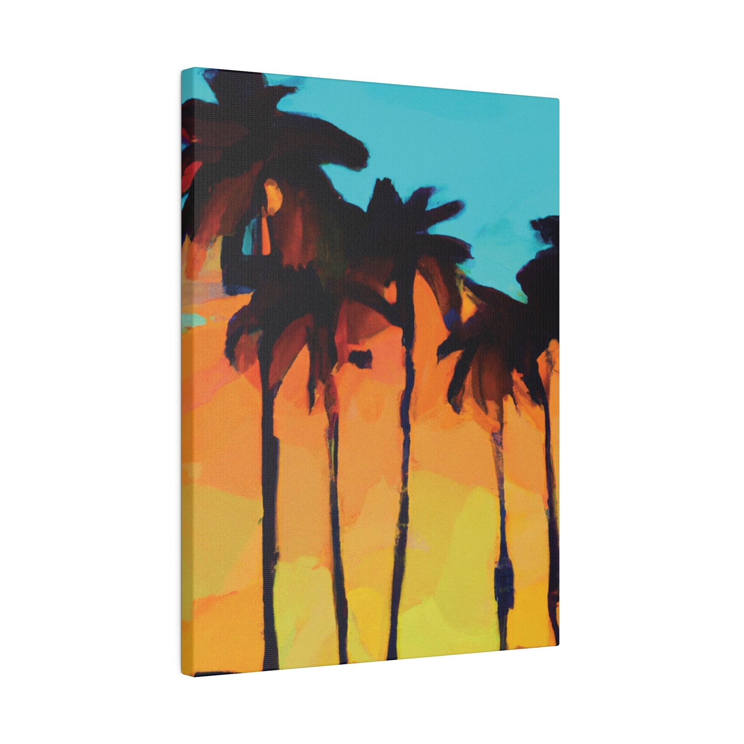 3606O - Miami Beach Sunset Painting Print | Miami | Beach | Sunset | Poster | Home Decor | Wall Art | Canvas