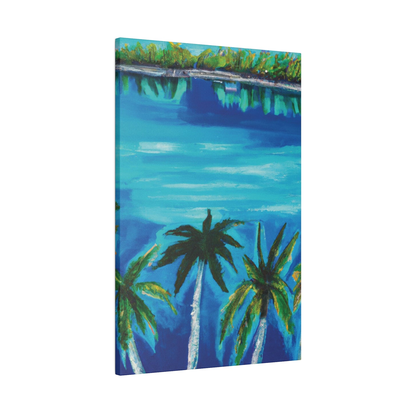 6741K - Bahamas Ocean Painting Print | Bahamas | Ocean | Beach | Poster | Home Decor | Wall Art | Canvas