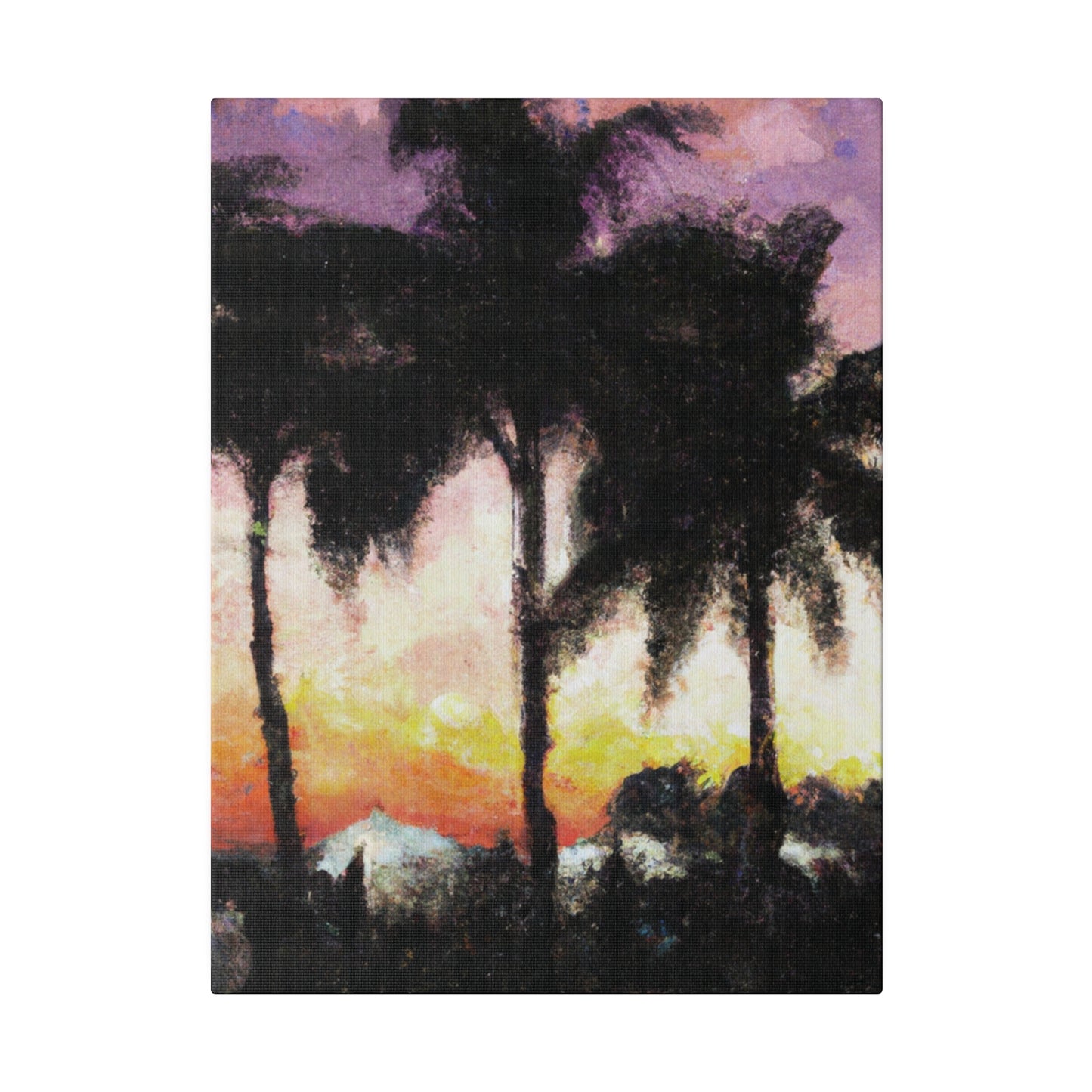 8185A - Miami Beach Sunset Painting Print | Miami | Beach | Sunset | Poster | Home Decor | Wall Art | Canvas