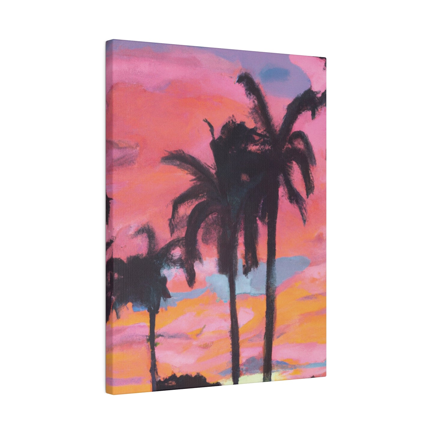 6349G - Miami Beach Sunset Painting Print | Miami | Beach | Sunset | Poster | Home Decor | Wall Art | Canvas