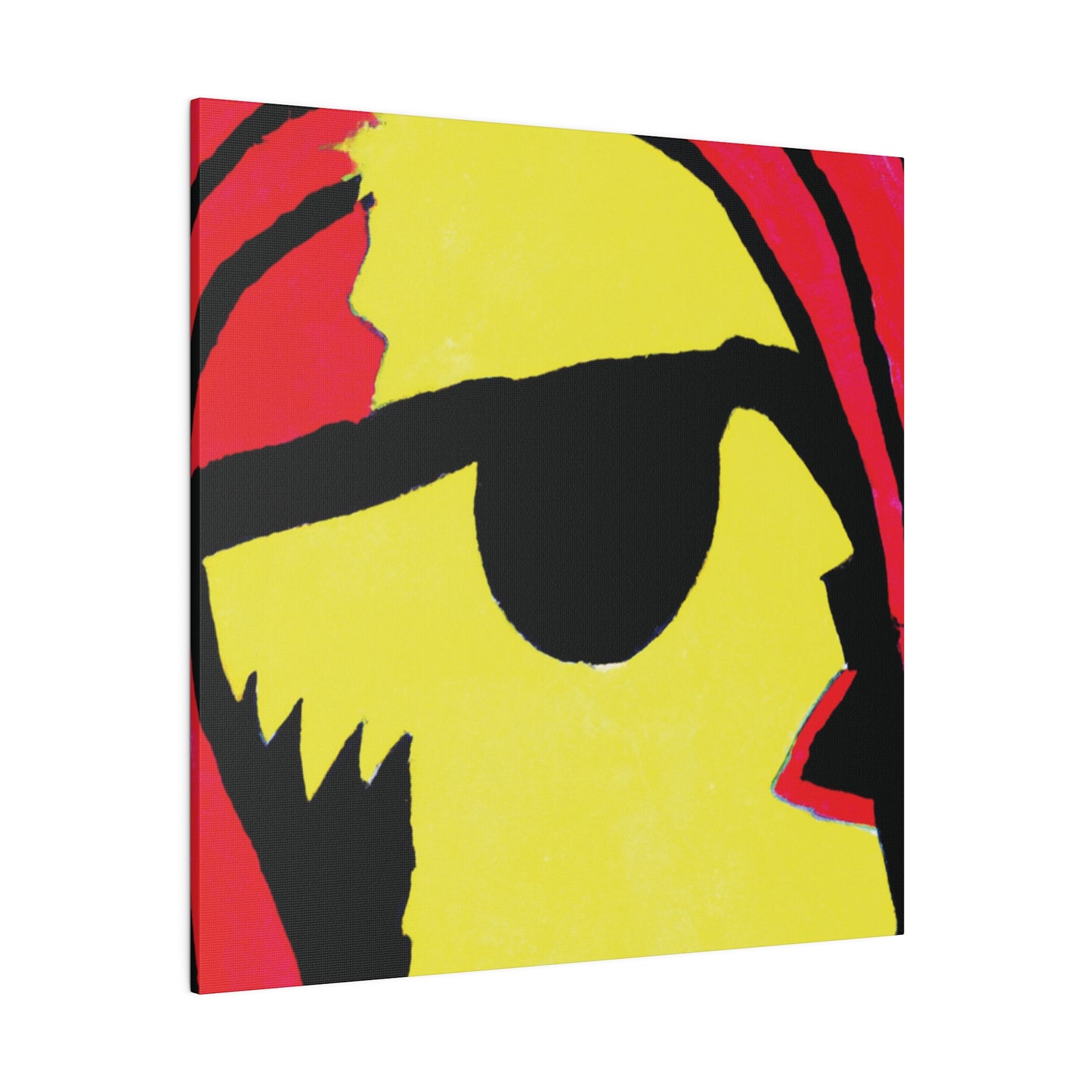 9456P - Rockstar Painting Print | Face | Abstract | Poster | Home Decor | Wall Art | Music Art | Canvas