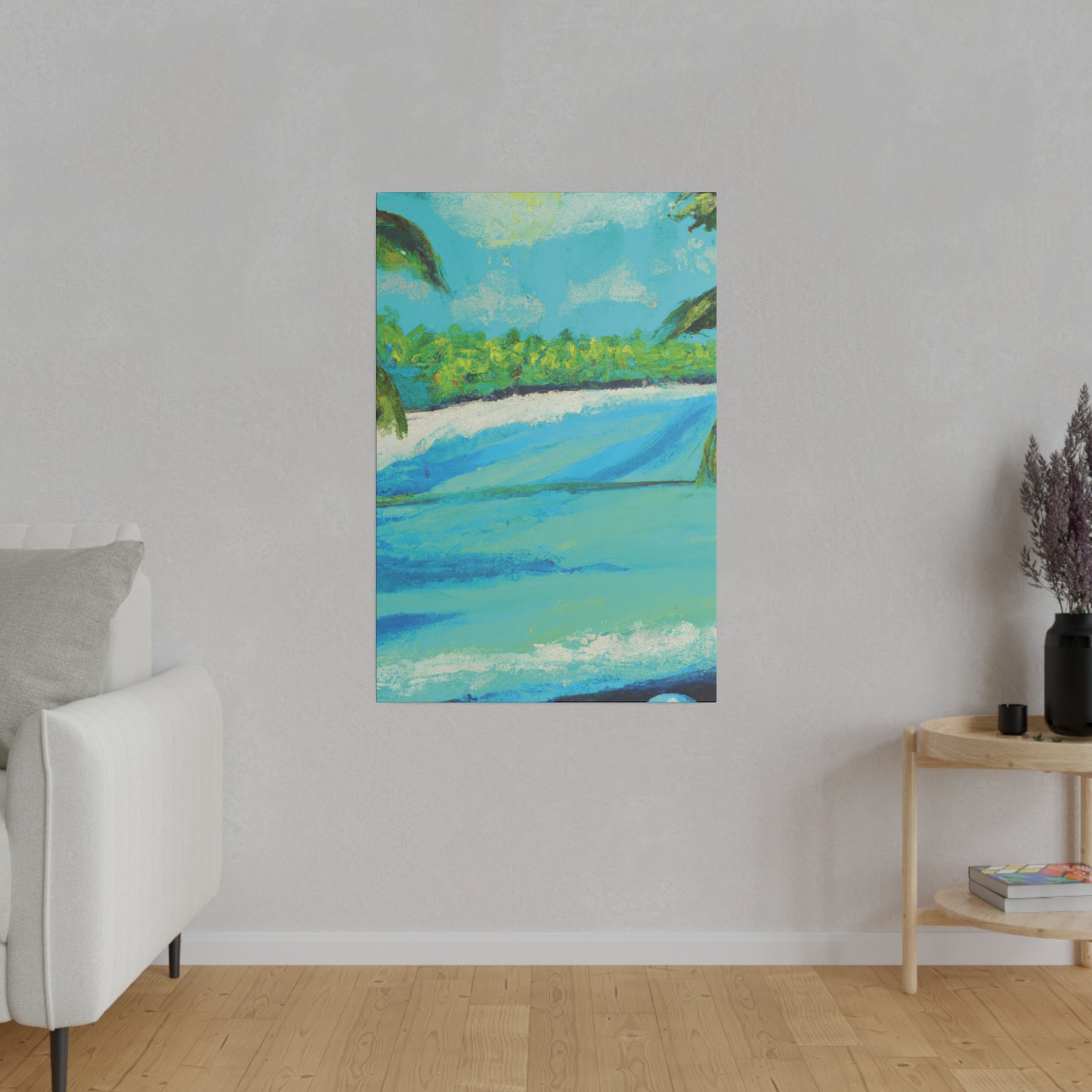 10781G - Bahamas Ocean Painting Print | Bahamas | Ocean | Beach | Poster | Home Decor | Wall Art | Canvas