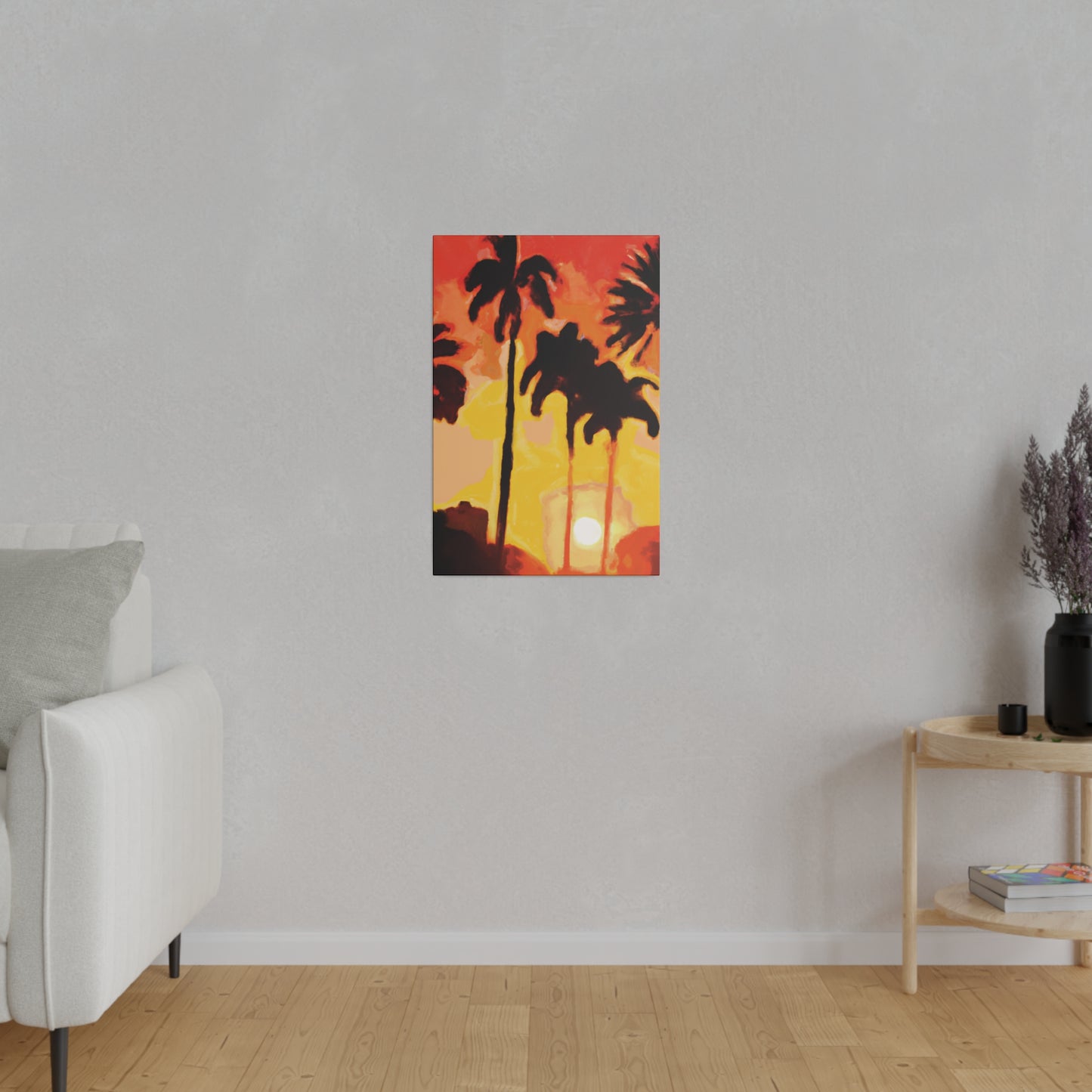 3259B - Miami Beach Sunset Painting Print | Miami | Beach | Sunset | Poster | Home Decor | Wall Art | Canvas