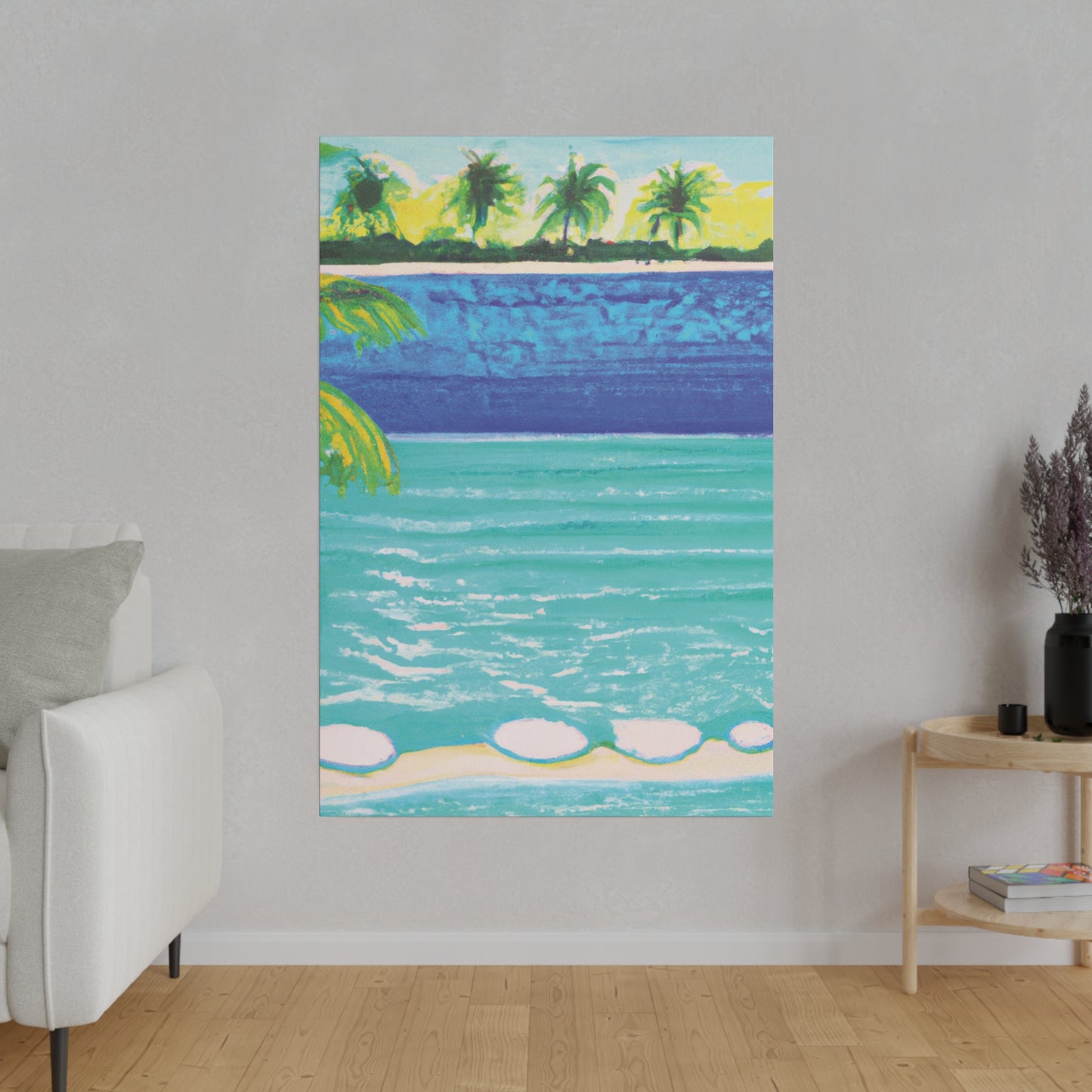 4234Z - Bahamas Ocean Painting Print | Bahamas | Ocean | Beach | Poster | Home Decor | Wall Art | Canvas