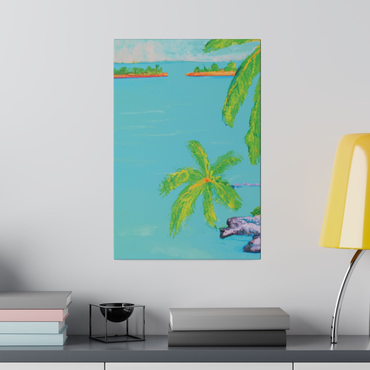 8932V - Bahamas Ocean Painting Print | Bahamas | Ocean | Beach | Poster | Home Decor | Wall Art | Canvas