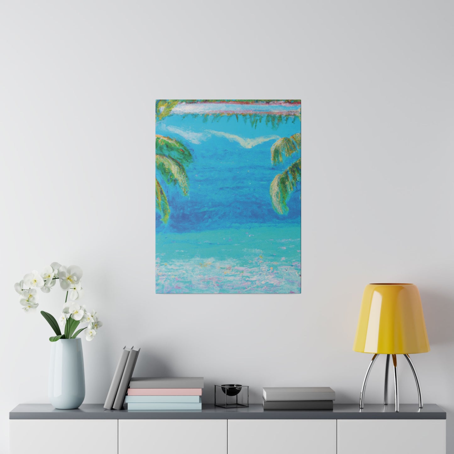 8159P - Bahamas Ocean Painting Print | Bahamas | Ocean | Beach | Poster | Home Decor | Wall Art | Canvas