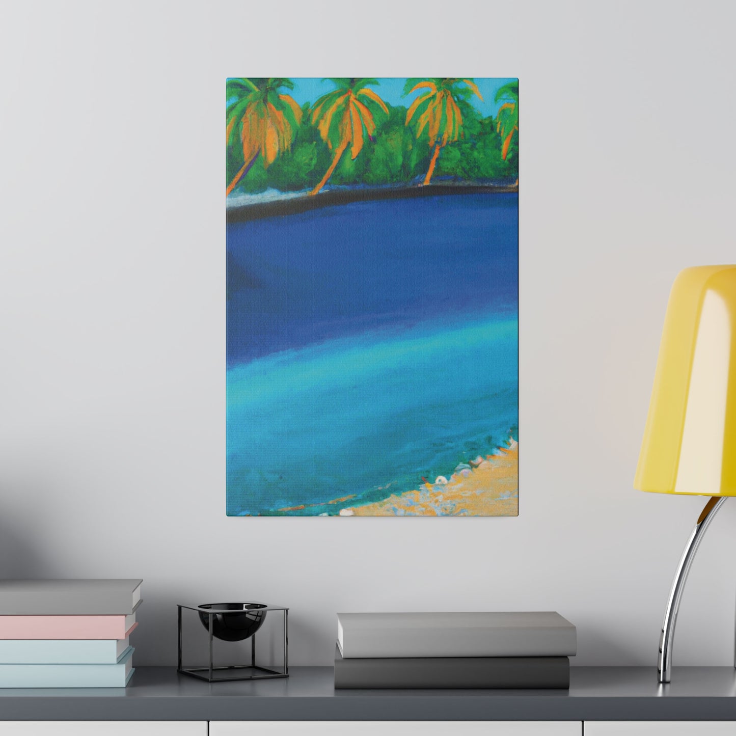 4195T - Bahamas Ocean Painting Print | Bahamas | Ocean | Beach | Poster | Home Decor | Wall Art | Canvas