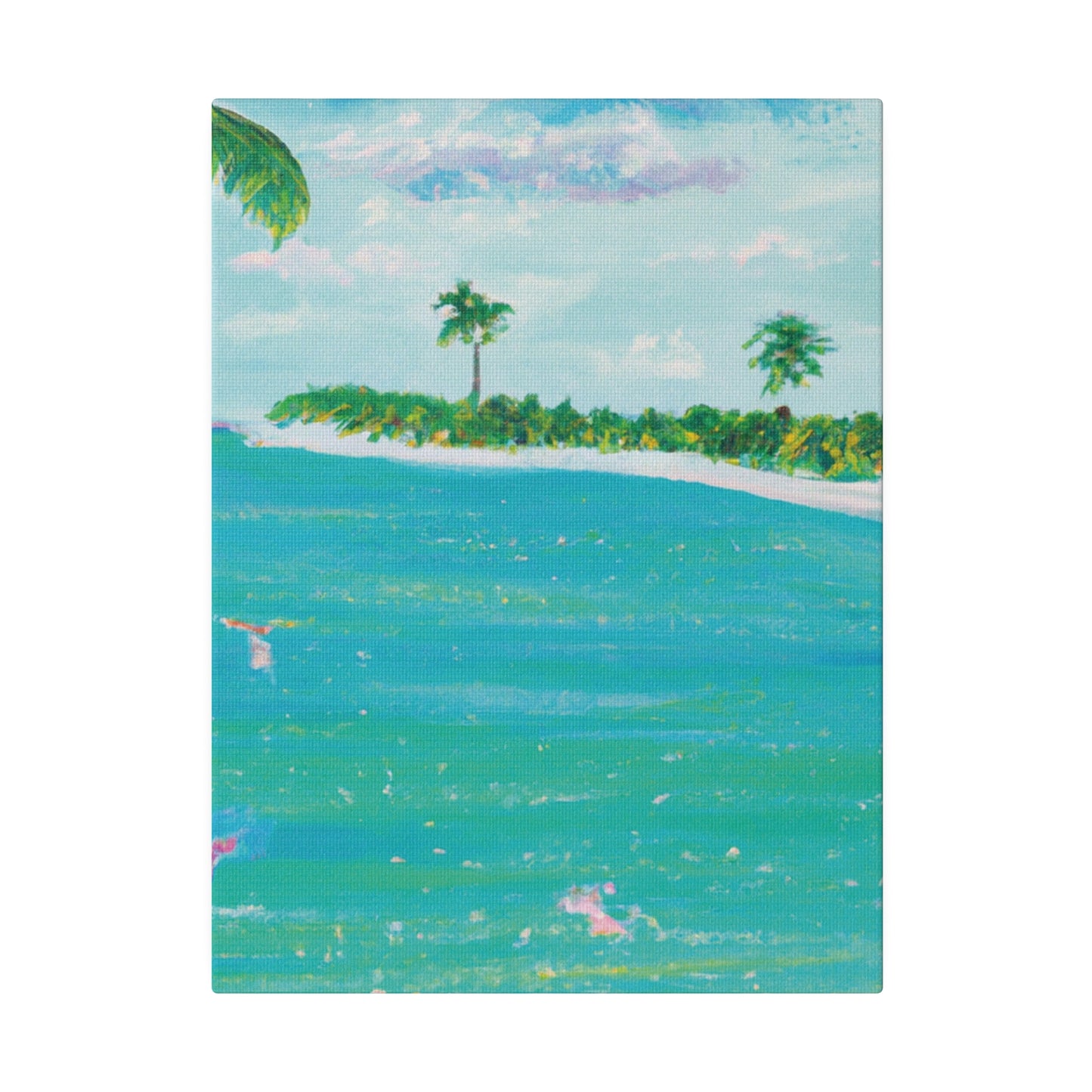 6576D - Bahamas Ocean Painting Print | Bahamas | Ocean | Beach | Poster | Home Decor | Wall Art | Canvas