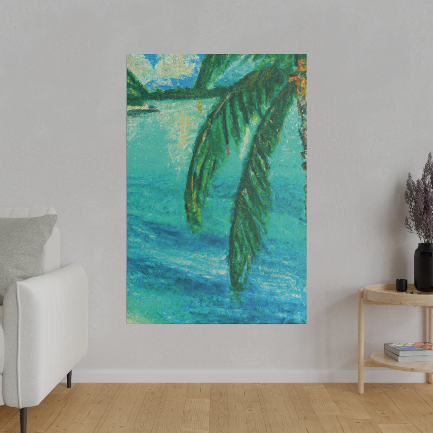 7714W - Bahamas Ocean Painting Print | Bahamas | Ocean | Beach | Poster | Home Decor | Wall Art | Canvas