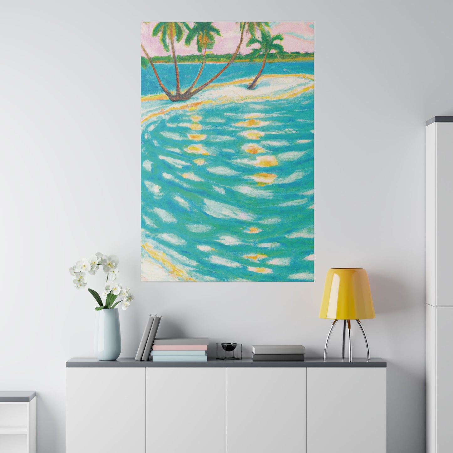 9029O - Bahamas Ocean Painting Print | Bahamas | Ocean | Beach | Poster | Home Decor | Wall Art | Canvas