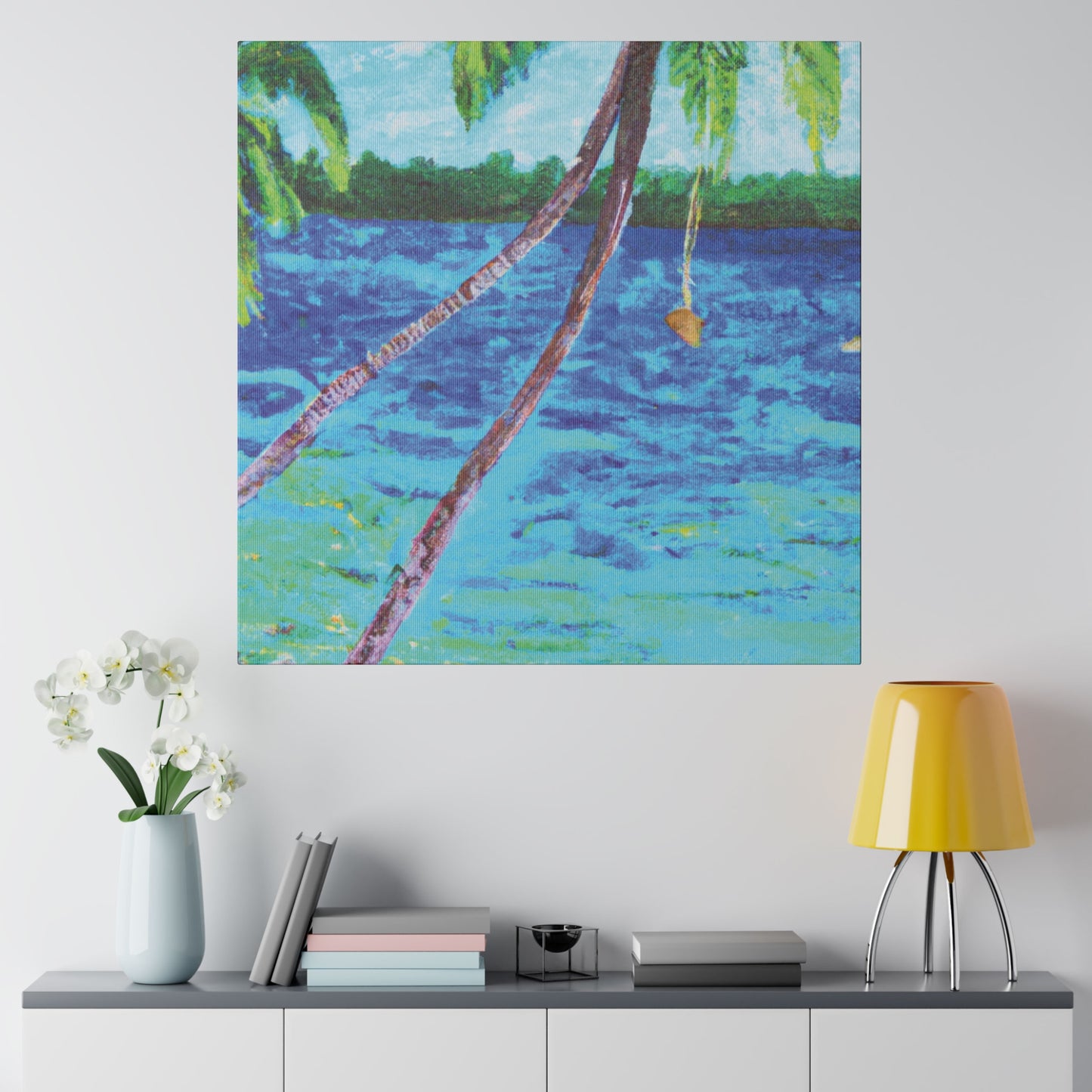 4564E - Bahamas Ocean Painting Print | Bahamas | Ocean | Beach | Poster | Home Decor | Wall Art | Canvas