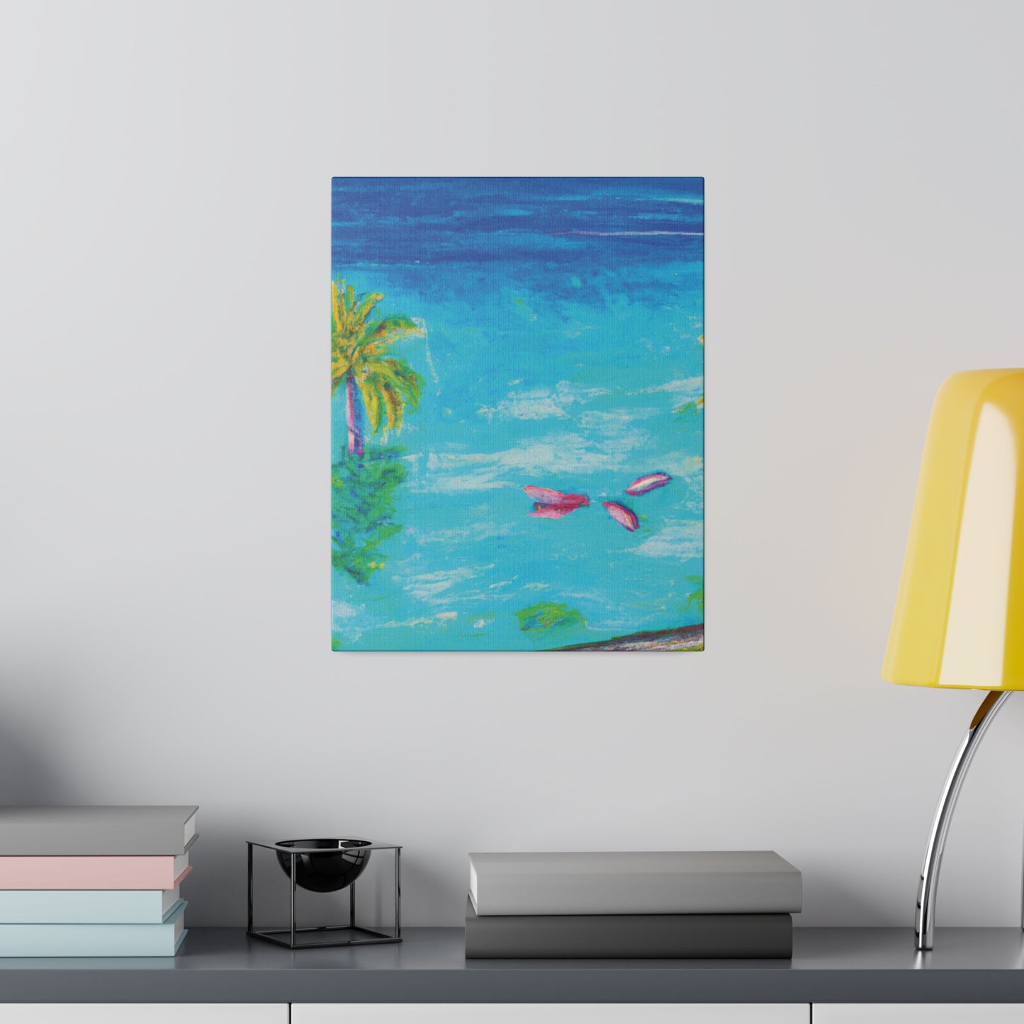 9387Q - Bahamas Ocean Painting Print | Bahamas | Ocean | Beach | Poster | Home Decor | Wall Art | Canvas