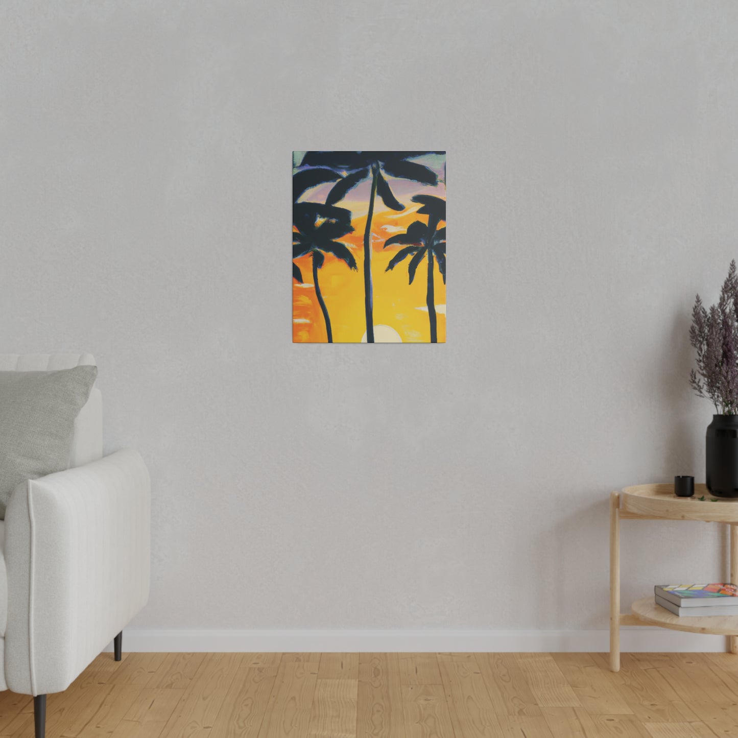 7390N - Miami Beach Sunset Painting Print | Miami | Beach | Sunset | Poster | Home Decor | Wall Art | Canvas