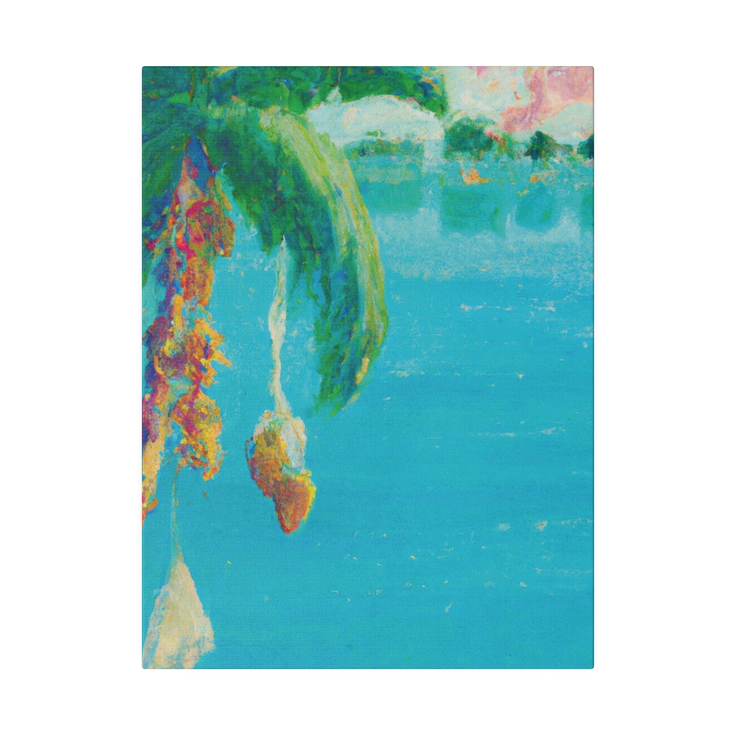 7357A - Bahamas Ocean Painting Print | Bahamas | Ocean | Beach | Poster | Home Decor | Wall Art | Canvas