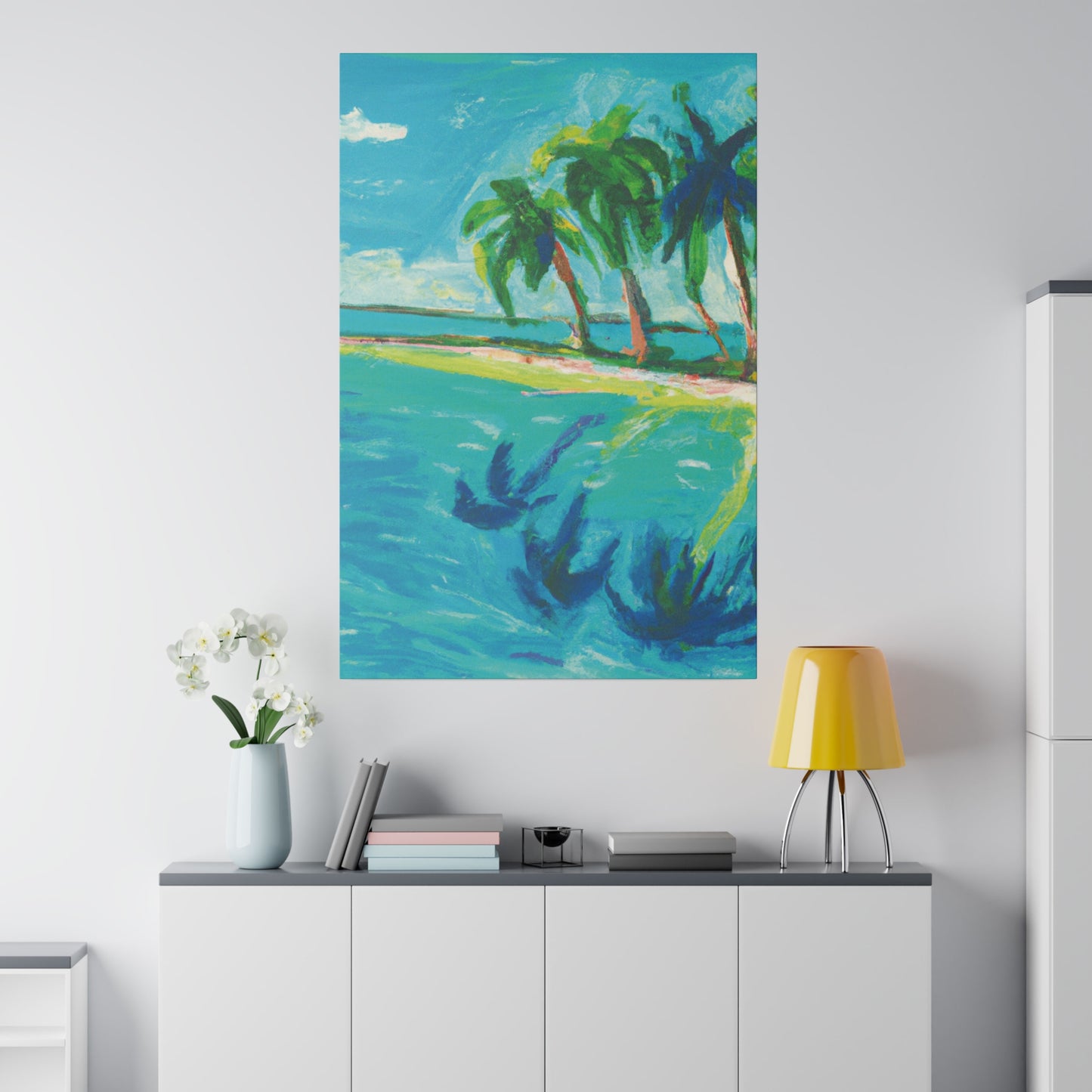 7326Z - Bahamas Ocean Painting Print | Bahamas | Ocean | Beach | Poster | Home Decor | Wall Art | Canvas