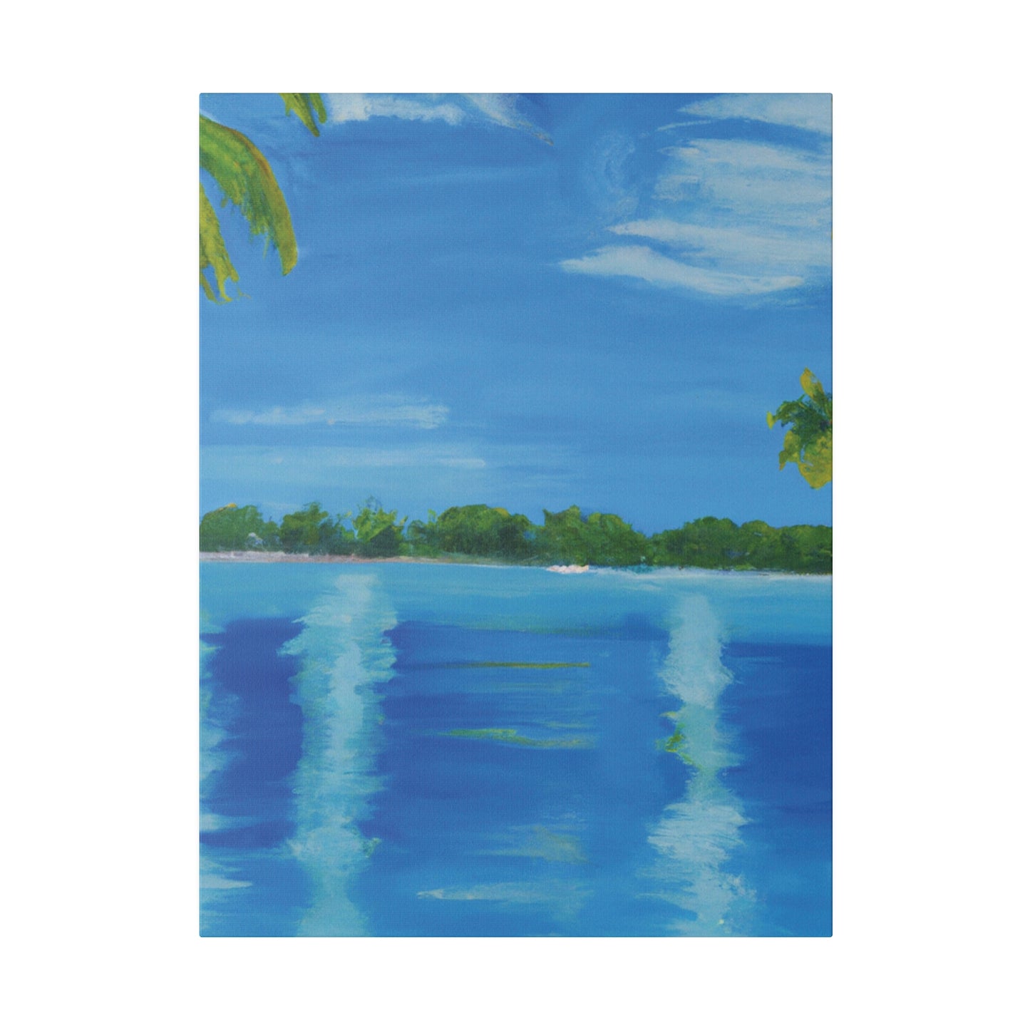 6876O - Bahamas Ocean Painting Print | Bahamas | Ocean | Beach | Poster | Home Decor | Wall Art | Canvas