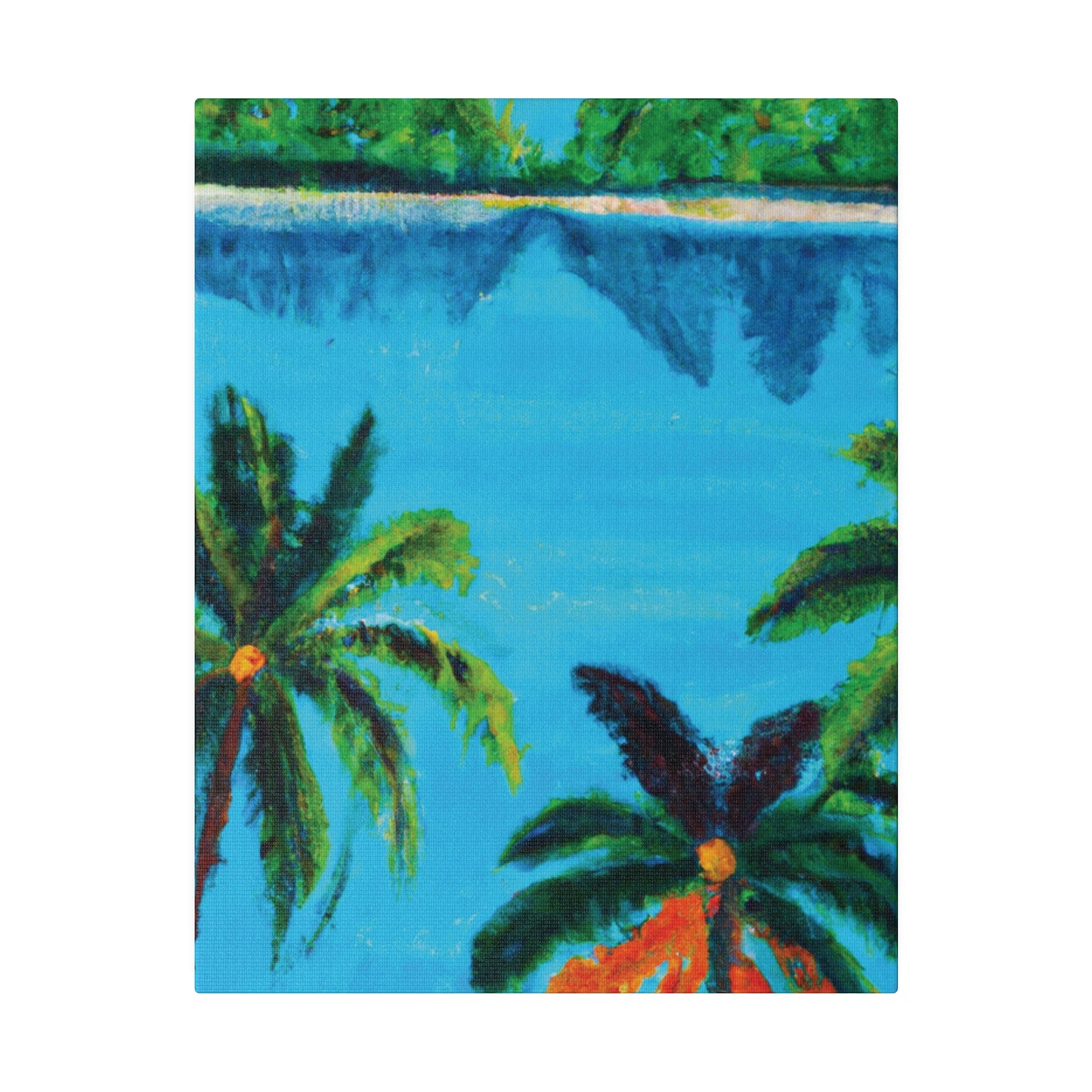 7373A - Bahamas Ocean Painting Print | Bahamas | Ocean | Beach | Poster | Home Decor | Wall Art | Canvas