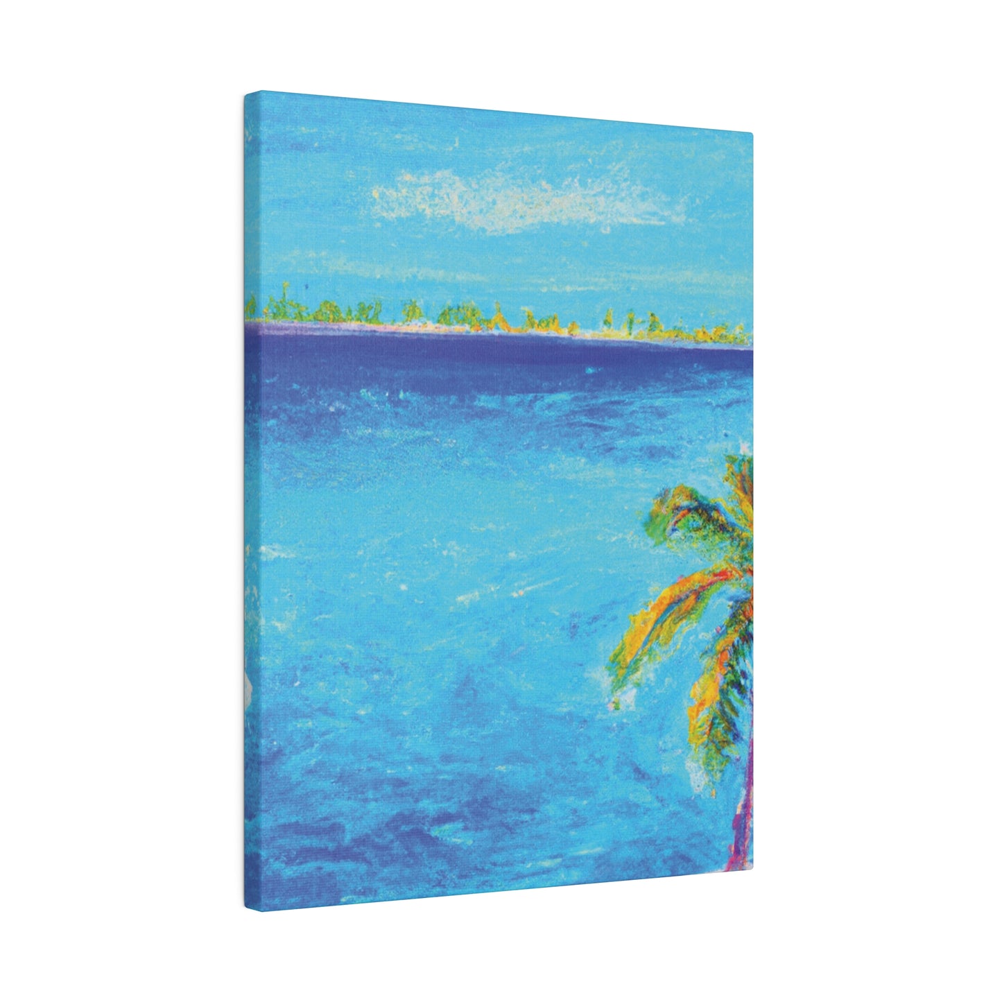 7666Q - Bahamas Ocean Painting Print | Bahamas | Ocean | Beach | Poster | Home Decor | Wall Art | Canvas