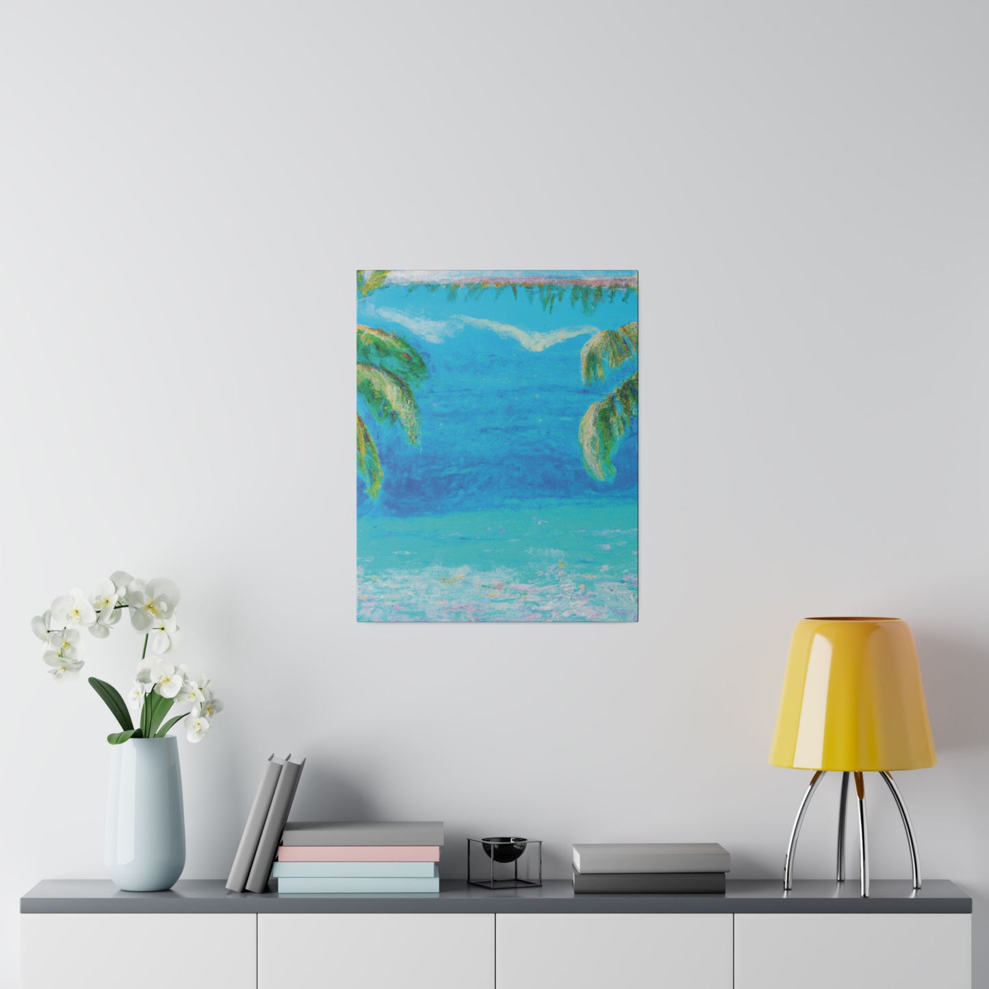 8159P - Bahamas Ocean Painting Print | Bahamas | Ocean | Beach | Poster | Home Decor | Wall Art | Canvas