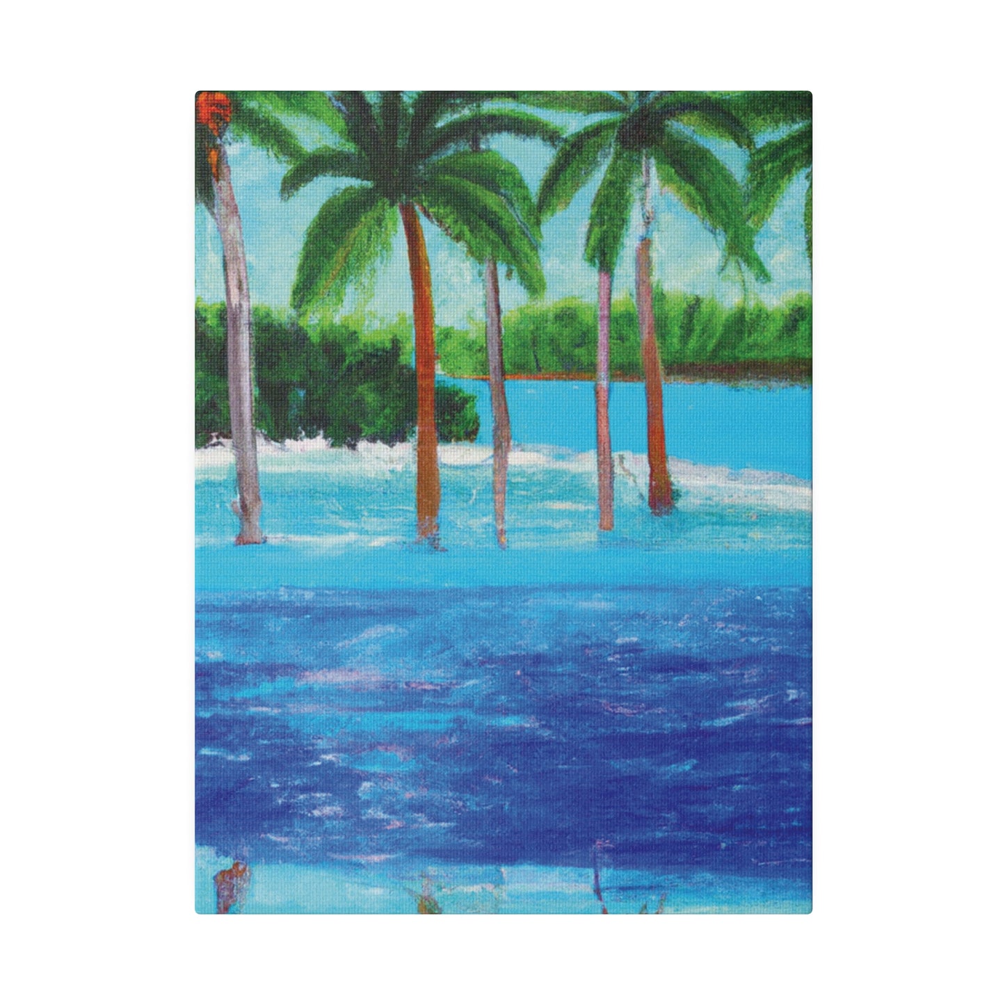 4563X - Bahamas Ocean Painting Print | Bahamas | Ocean | Beach | Poster | Home Decor | Wall Art | Canvas