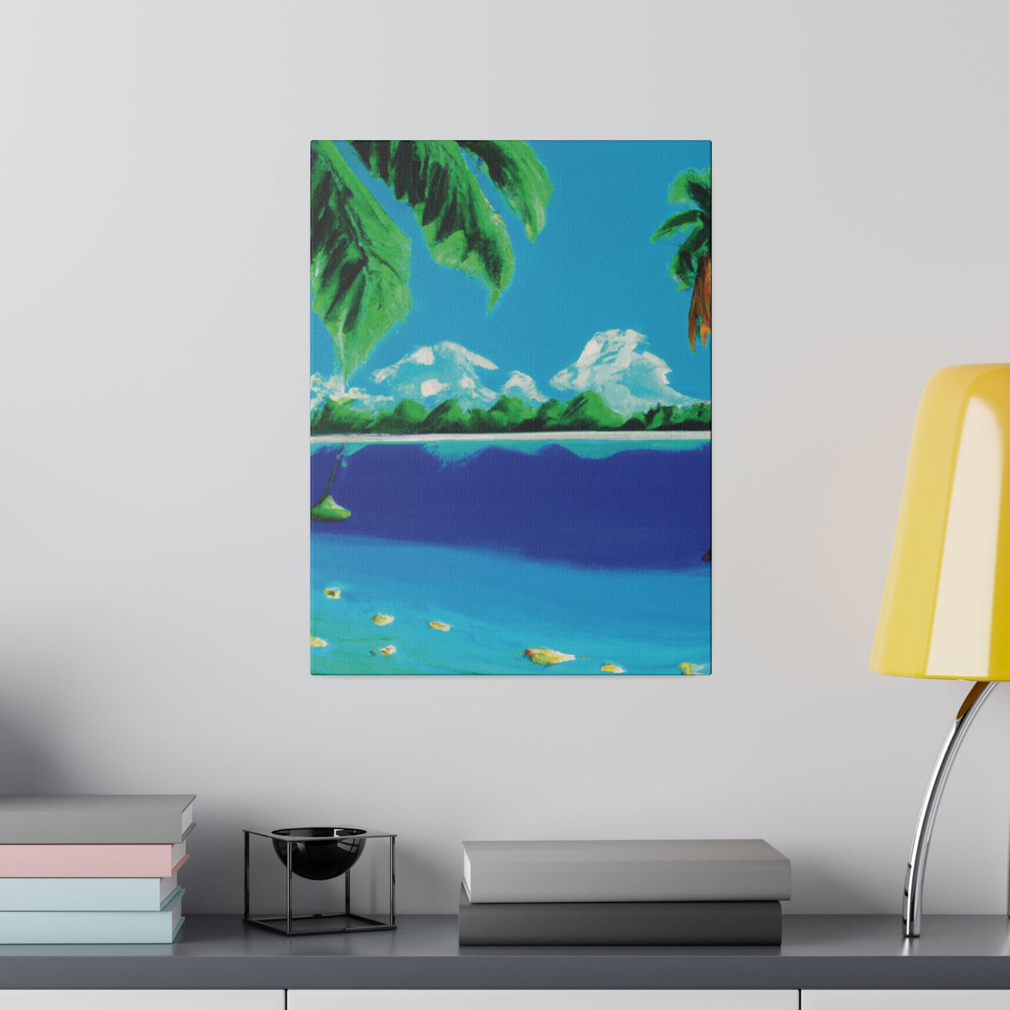 8246P - Bahamas Ocean Painting Print | Bahamas | Ocean | Beach | Poster | Home Decor | Wall Art | Canvas