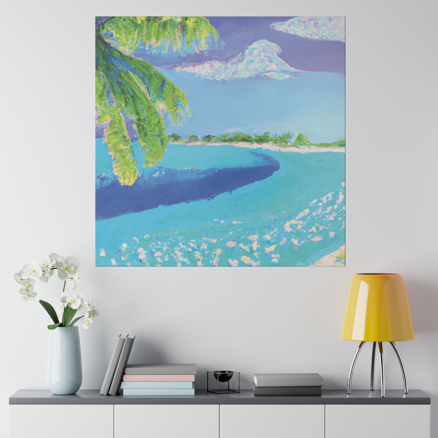 9792F - Bahamas Ocean Painting Print | Bahamas | Ocean | Beach | Poster | Home Decor | Wall Art | Canvas