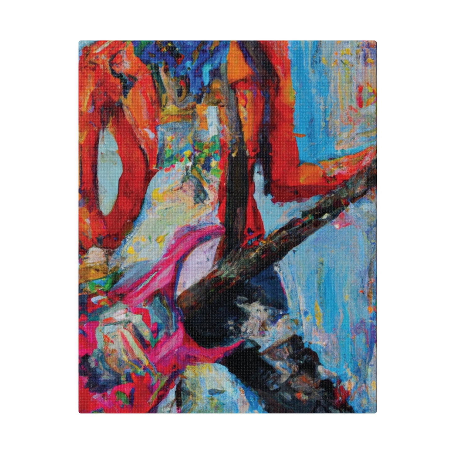 3189X - Rockstar Oil Painting Style Print | Poster | Home Decor | Wall Art | Music Art | Canvas