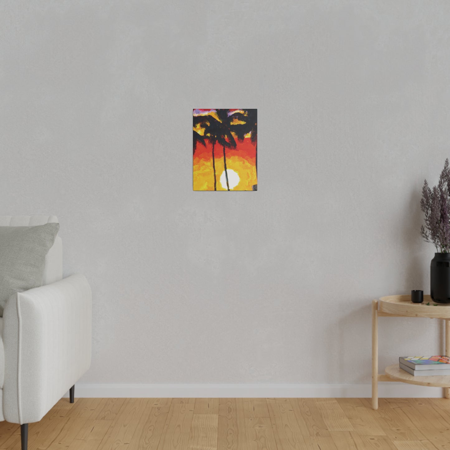 6973R - Miami Beach Sunset Painting Print | Miami | Beach | Sunset | Poster | Home Decor | Wall Art | Canvas