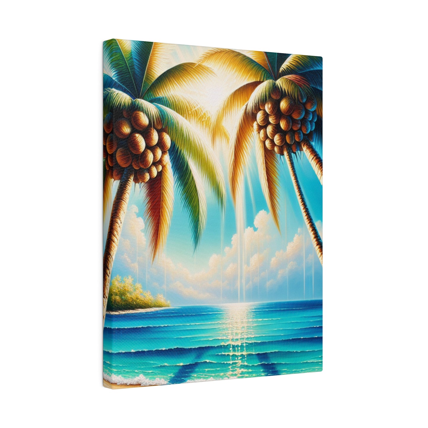 3627F - Bahamas Ocean Painting Print | Bahamas | Ocean | Beach | Poster | Home Decor | Wall Art | Canvas