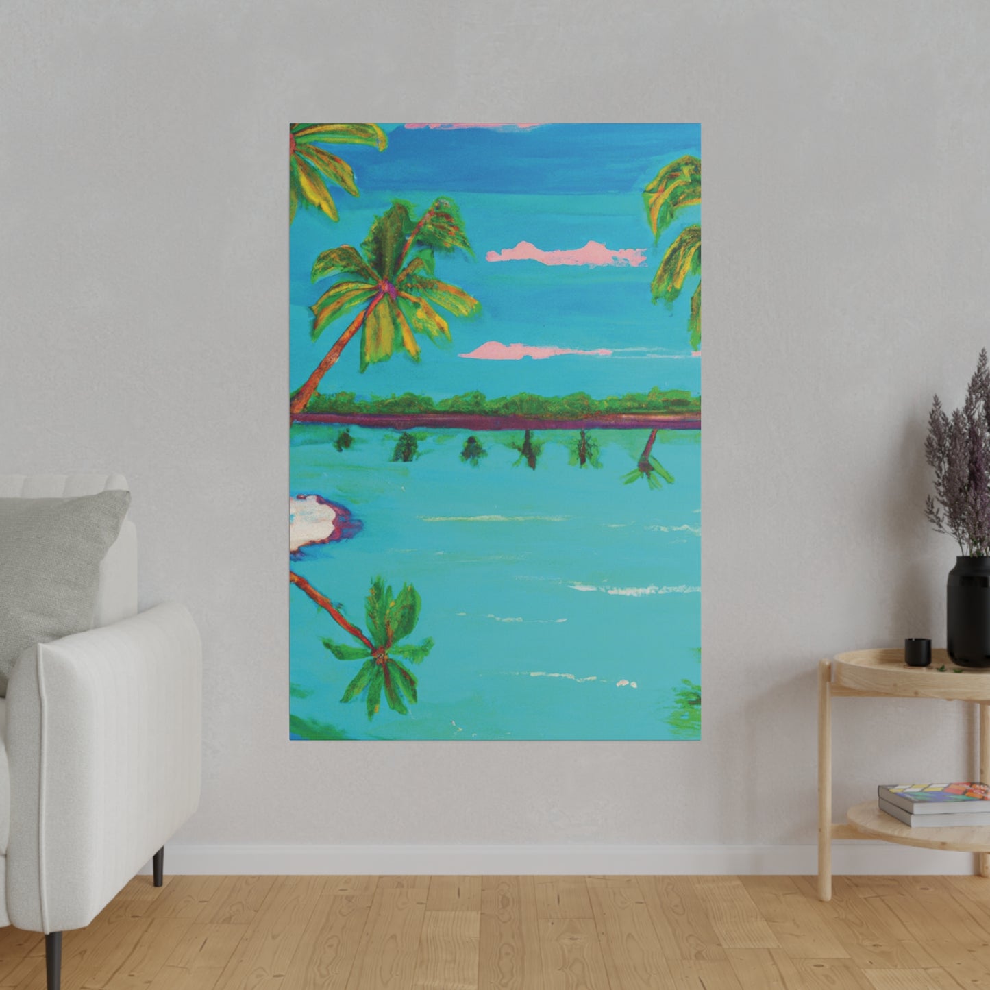 3739G - Bahamas Ocean Painting Print | Bahamas | Ocean | Beach | Poster | Home Decor | Wall Art | Canvas