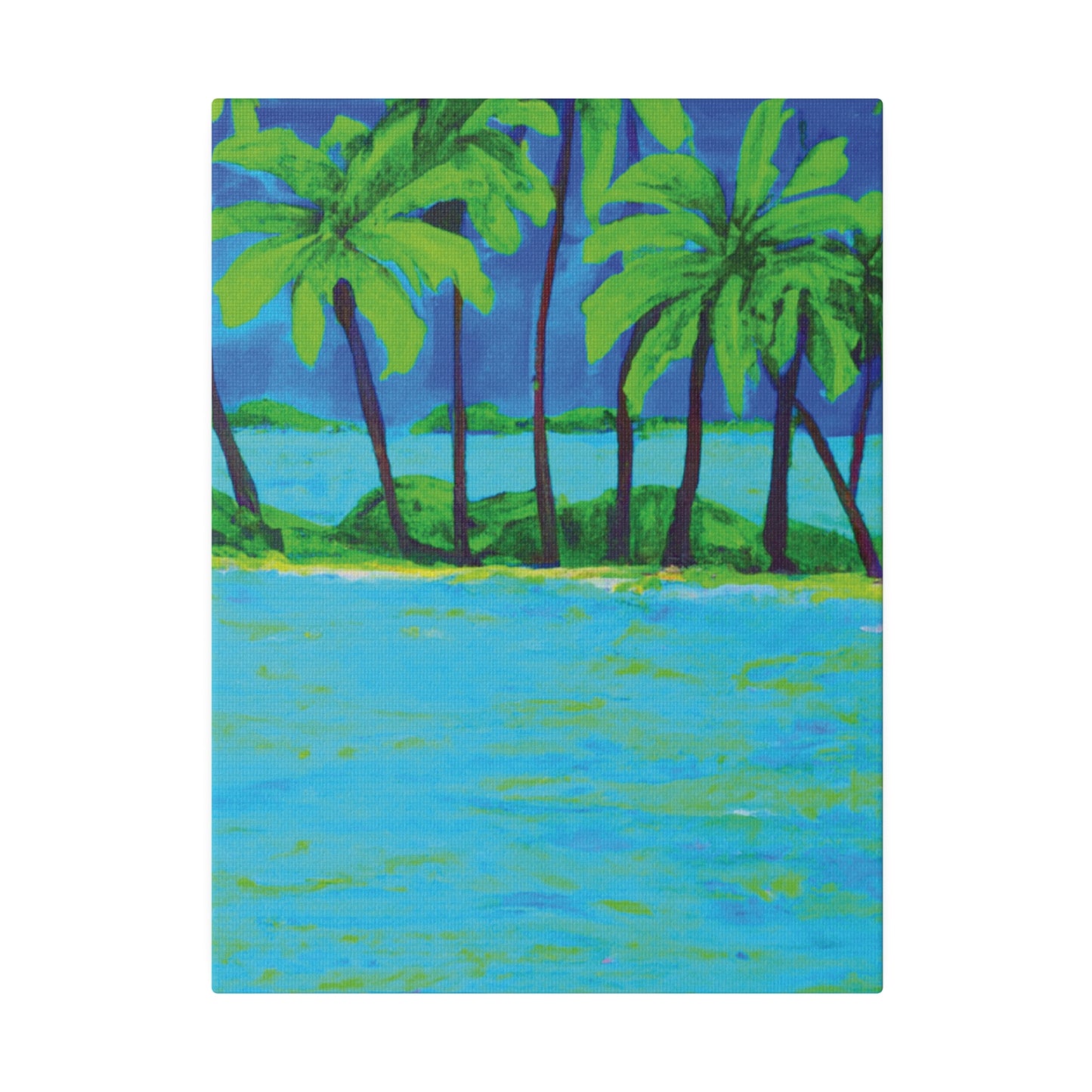 3148Z - Bahamas Ocean Painting Print | Bahamas | Ocean | Beach | Poster | Home Decor | Wall Art | Canvas