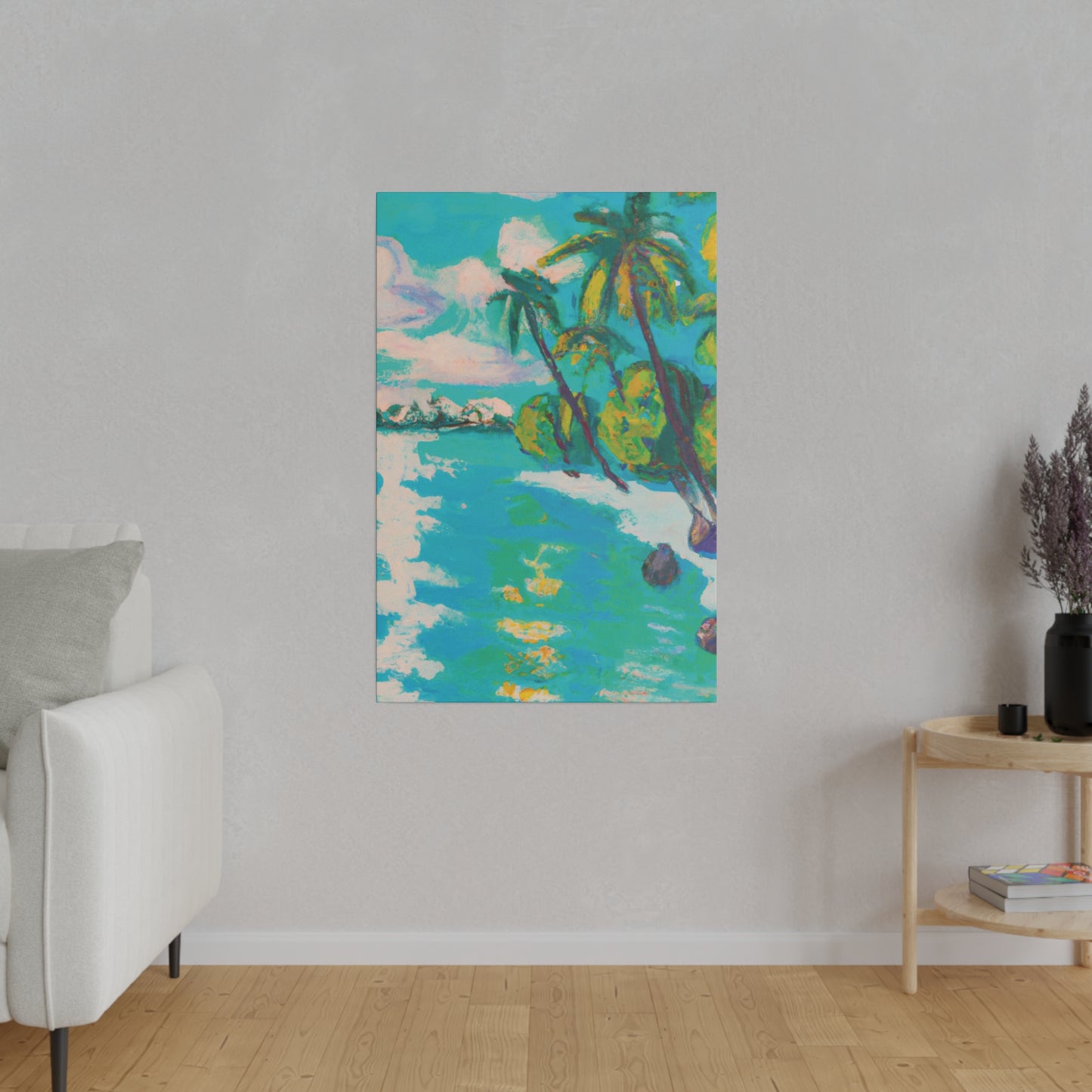 1787U - Bahamas Ocean Painting Print | Bahamas | Ocean | Beach | Poster | Home Decor | Wall Art | Canvas