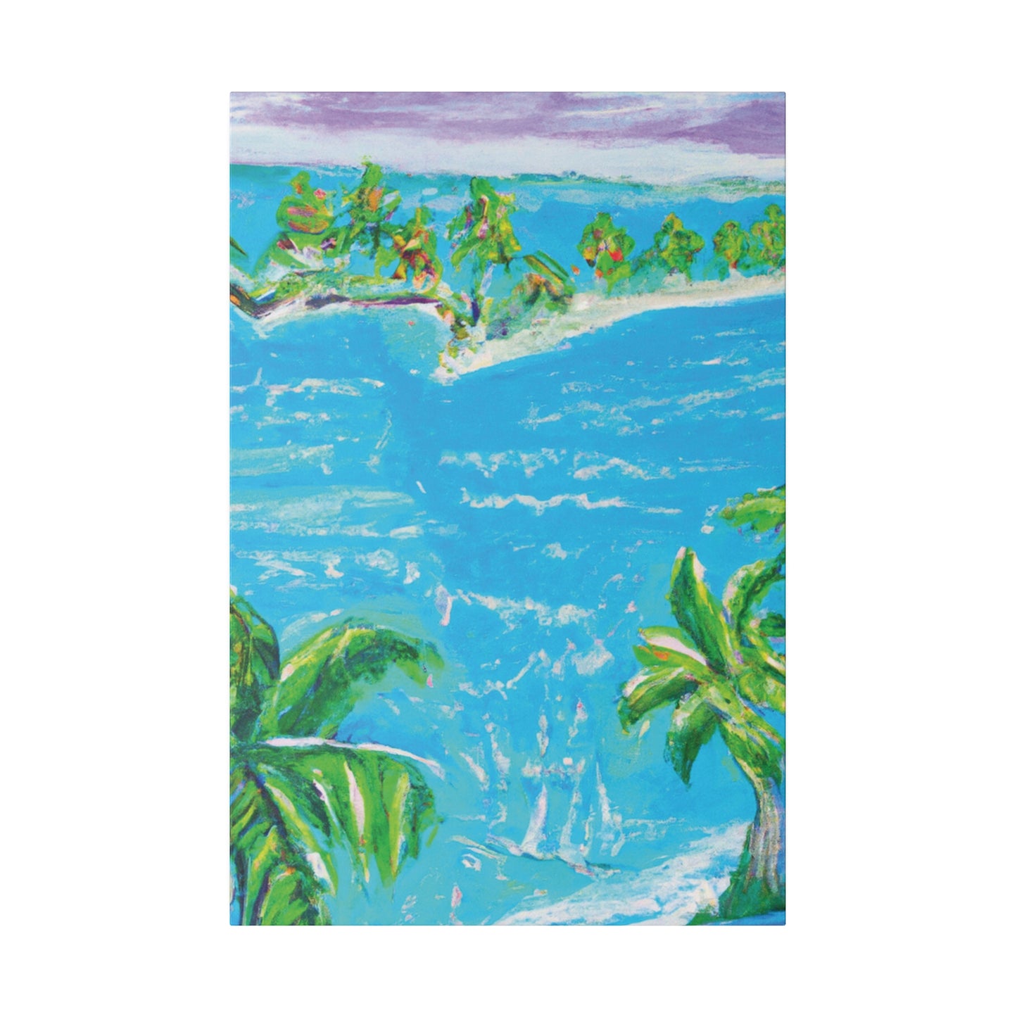 9413O - Bahamas Ocean Painting Print | Bahamas | Ocean | Beach | Poster | Home Decor | Wall Art | Canvas