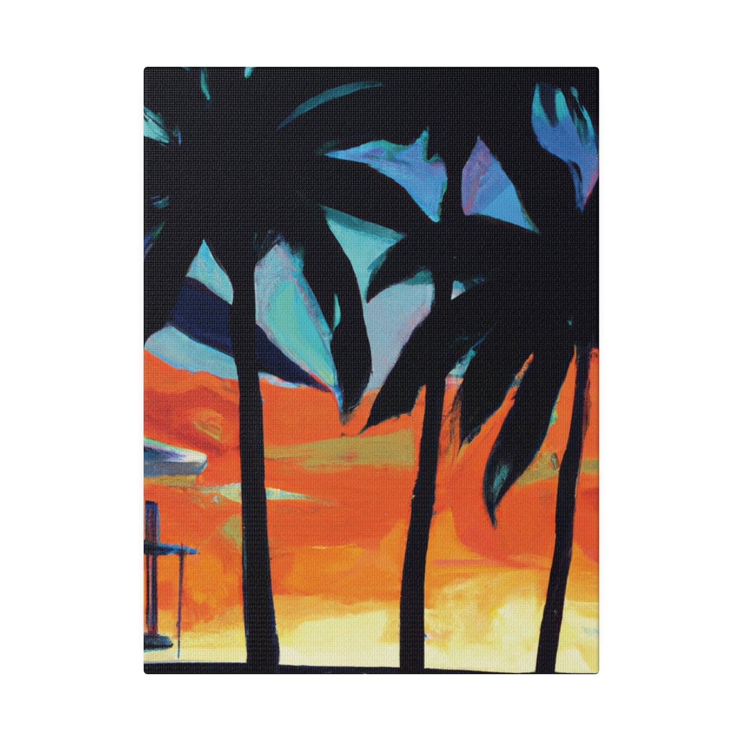 4567W - Miami Beach Sunset Painting Print | Miami | Beach | Sunset | Poster | Home Decor | Wall Art | Canvas