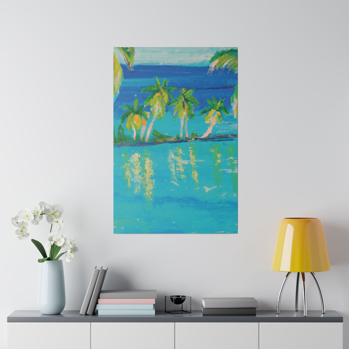 8637V - Bahamas Ocean Painting Print | Bahamas | Ocean | Beach | Poster | Home Decor | Wall Art | Canvas