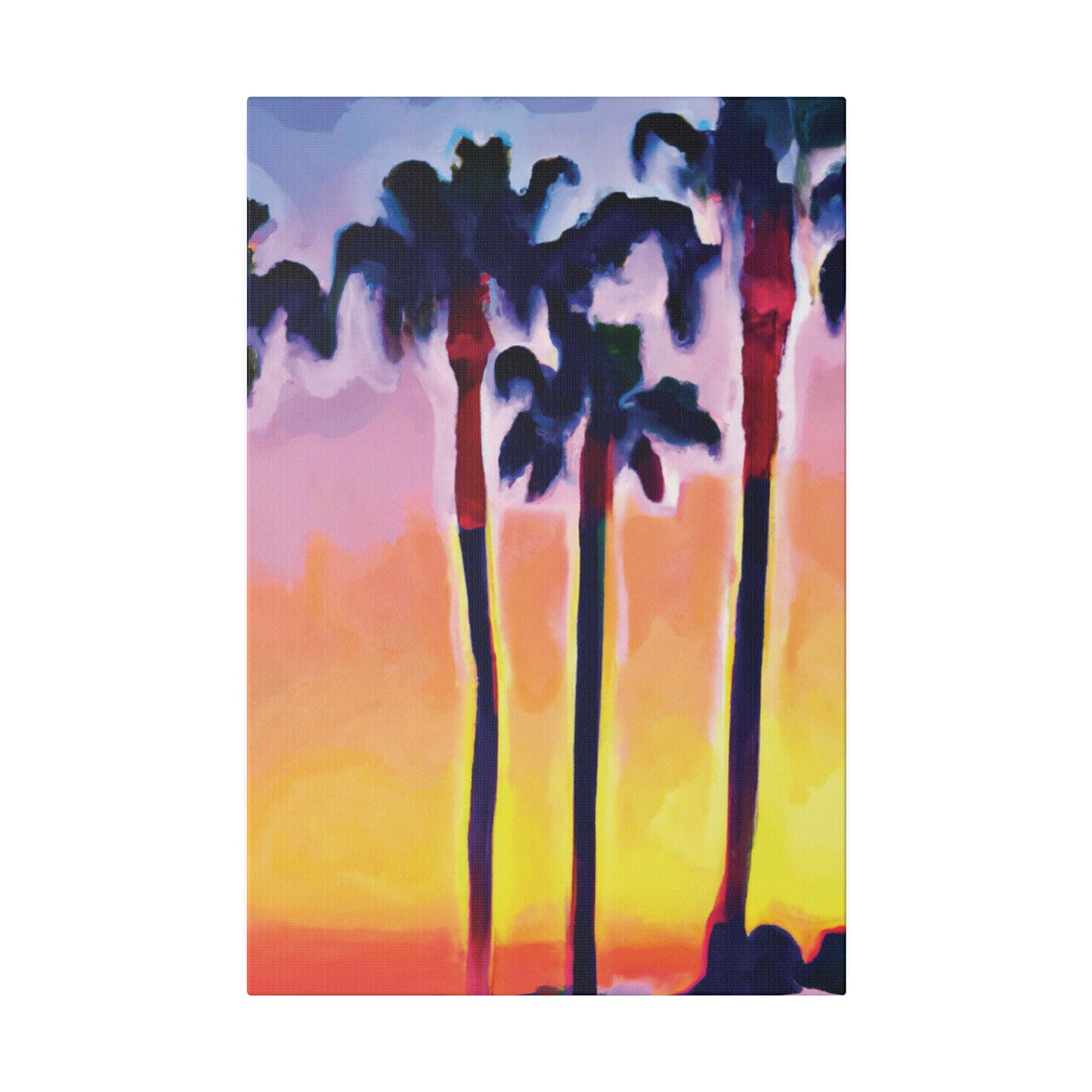 7116C - Miami Beach Sunset Painting Print | Miami | Beach | Sunset | Poster | Home Decor | Wall Art | Canvas