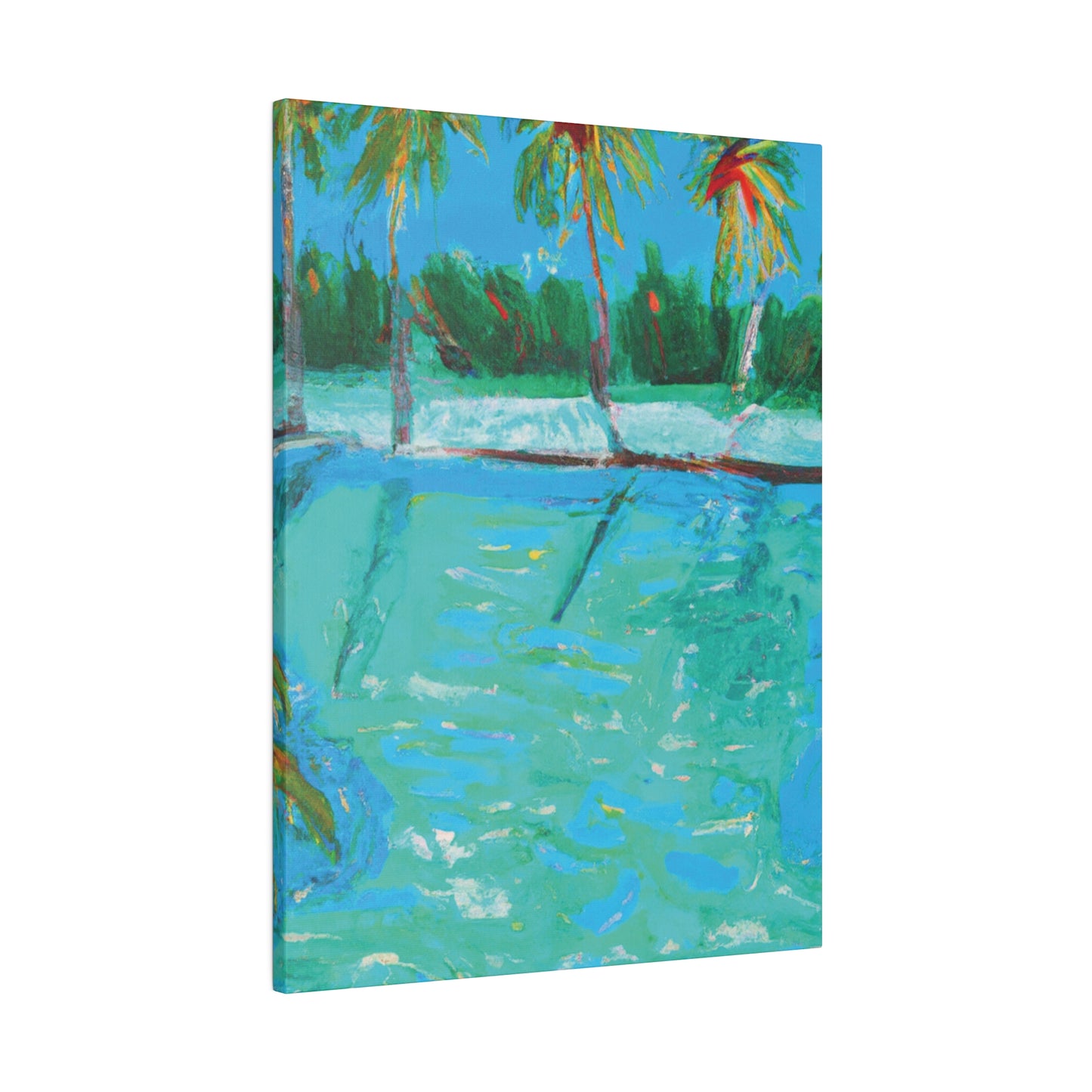 8483P - Bahamas Ocean Painting Print | Bahamas | Ocean | Beach | Poster | Home Decor | Wall Art | Canvas