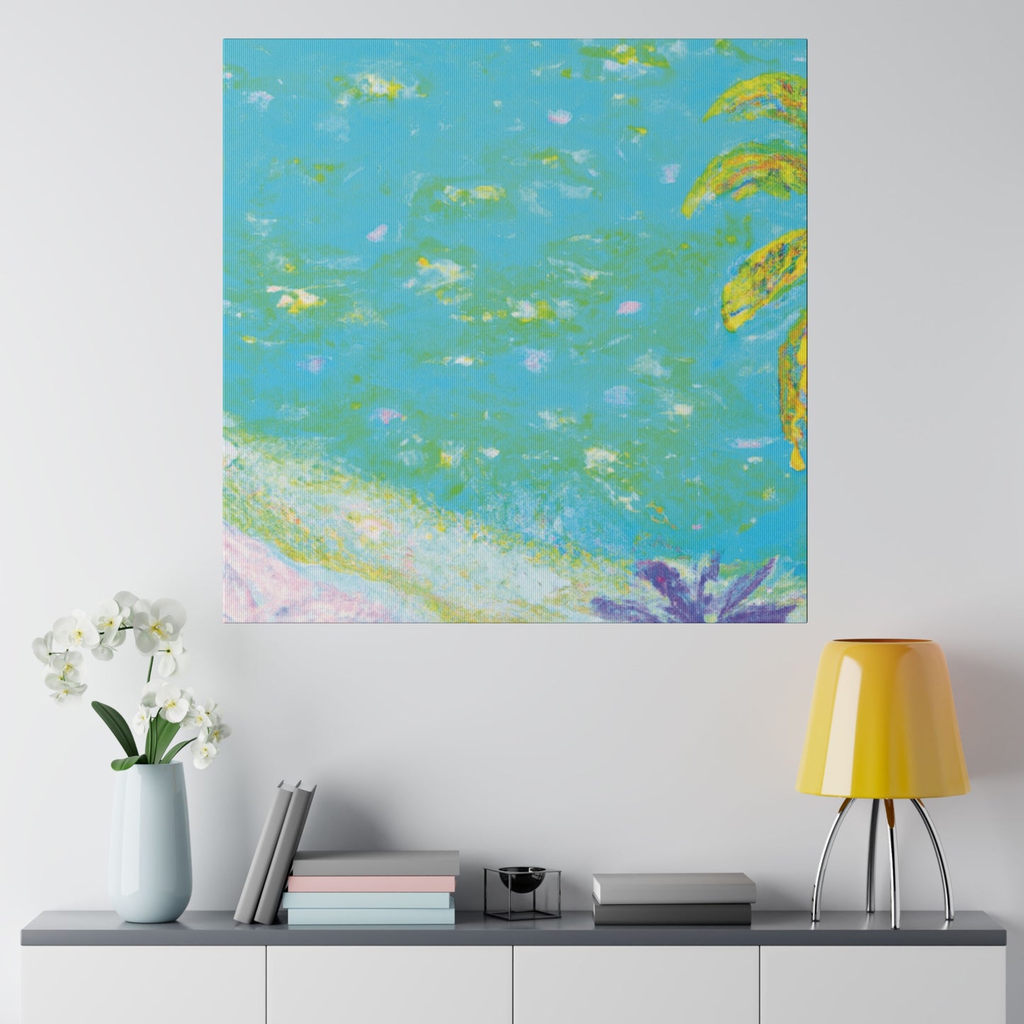 5254Q - Bahamas Ocean Painting Print | Bahamas | Ocean | Beach | Poster | Home Decor | Wall Art | Canvas