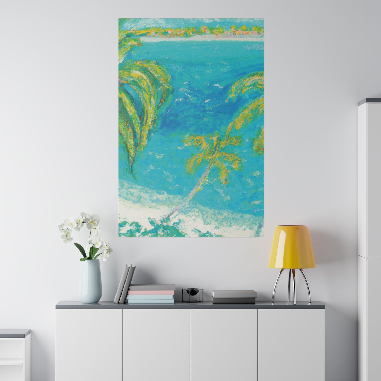 4342G - Bahamas Ocean Painting Print | Bahamas | Ocean | Beach | Poster | Home Decor | Wall Art | Canvas