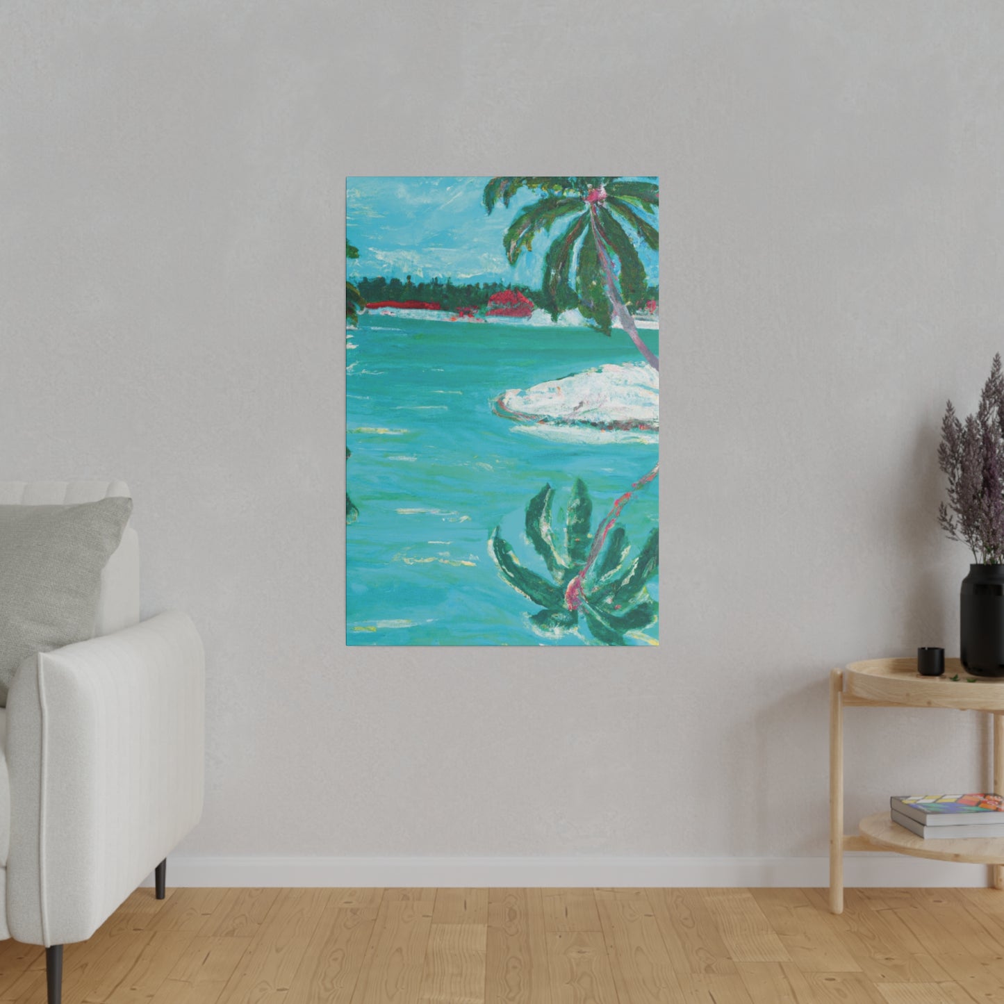 7090Z - Bahamas Ocean Painting Print | Bahamas | Ocean | Beach | Poster | Home Decor | Wall Art | Canvas