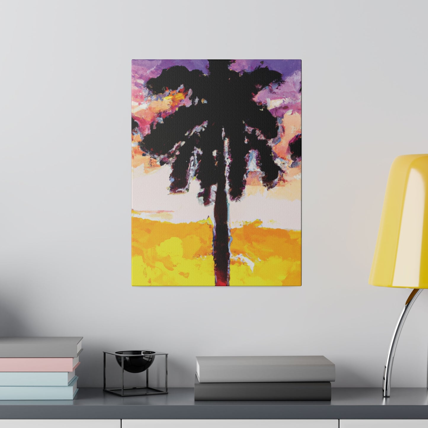 6392A - Miami Beach Sunset Painting Print | Miami | Beach | Sunset | Poster | Home Decor | Wall Art | Canvas