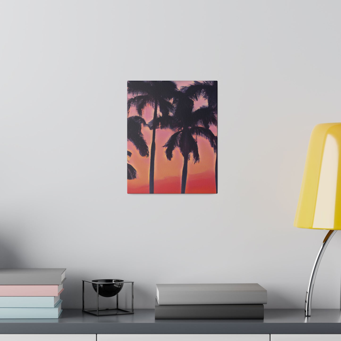 7239V - Miami Beach Sunset Painting Print | Miami | Beach | Sunset | Poster | Home Decor | Wall Art | Canvas