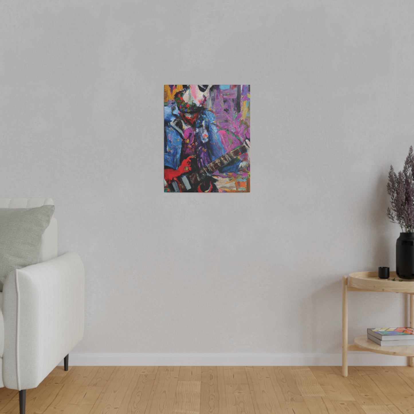 9210O - Rockstar Oil Painting Style Print | Poster | Home Decor | Wall Art | Music Art | Canvas