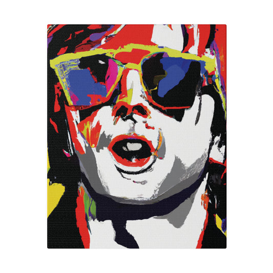 7337F - Rockstar Painting Print | Face | Abstract | Poster | Home Decor | Wall Art | Music Art | Canvas